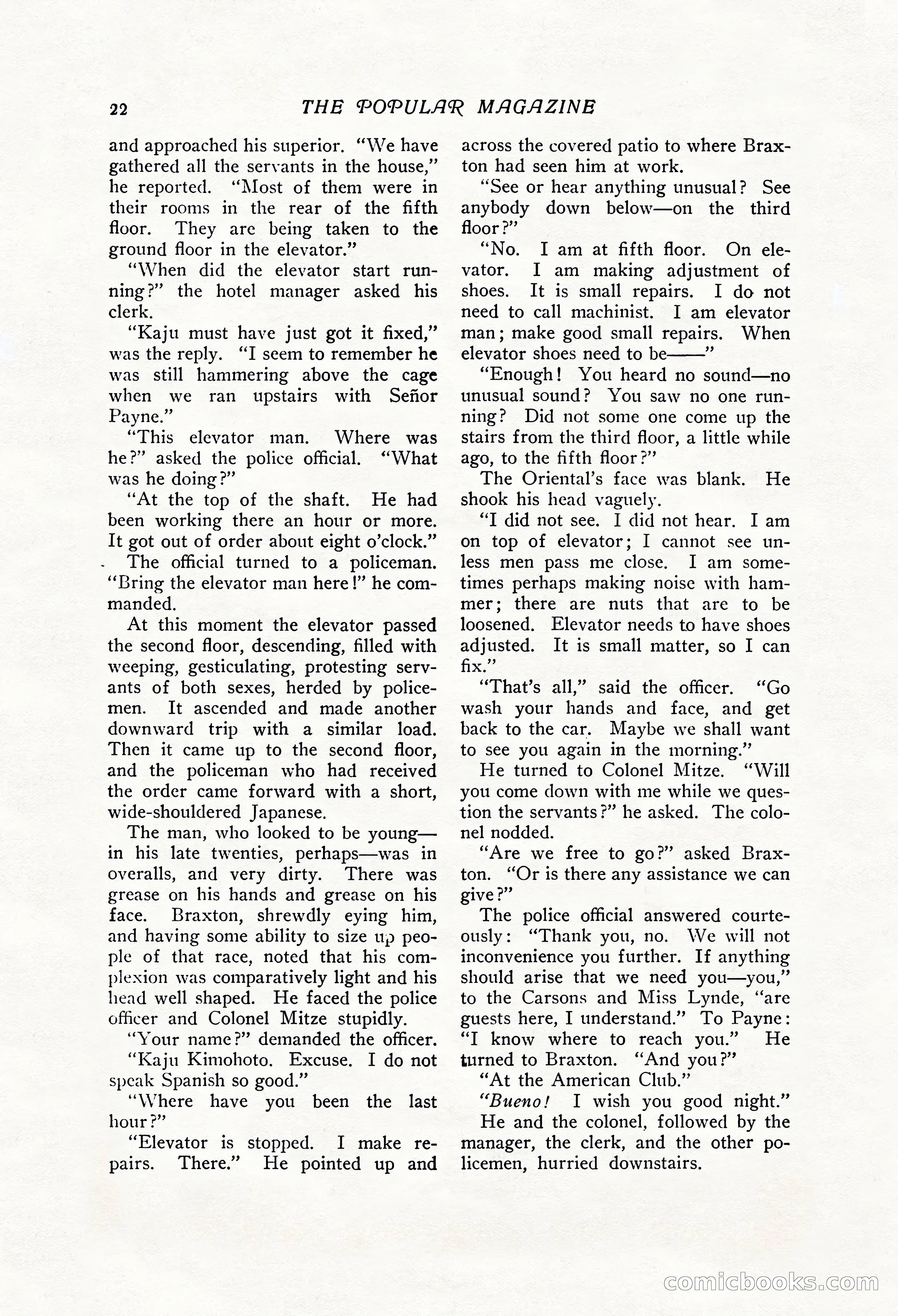 The Popular Magazine, Vol. 43, No. 1 — page 28 of 220