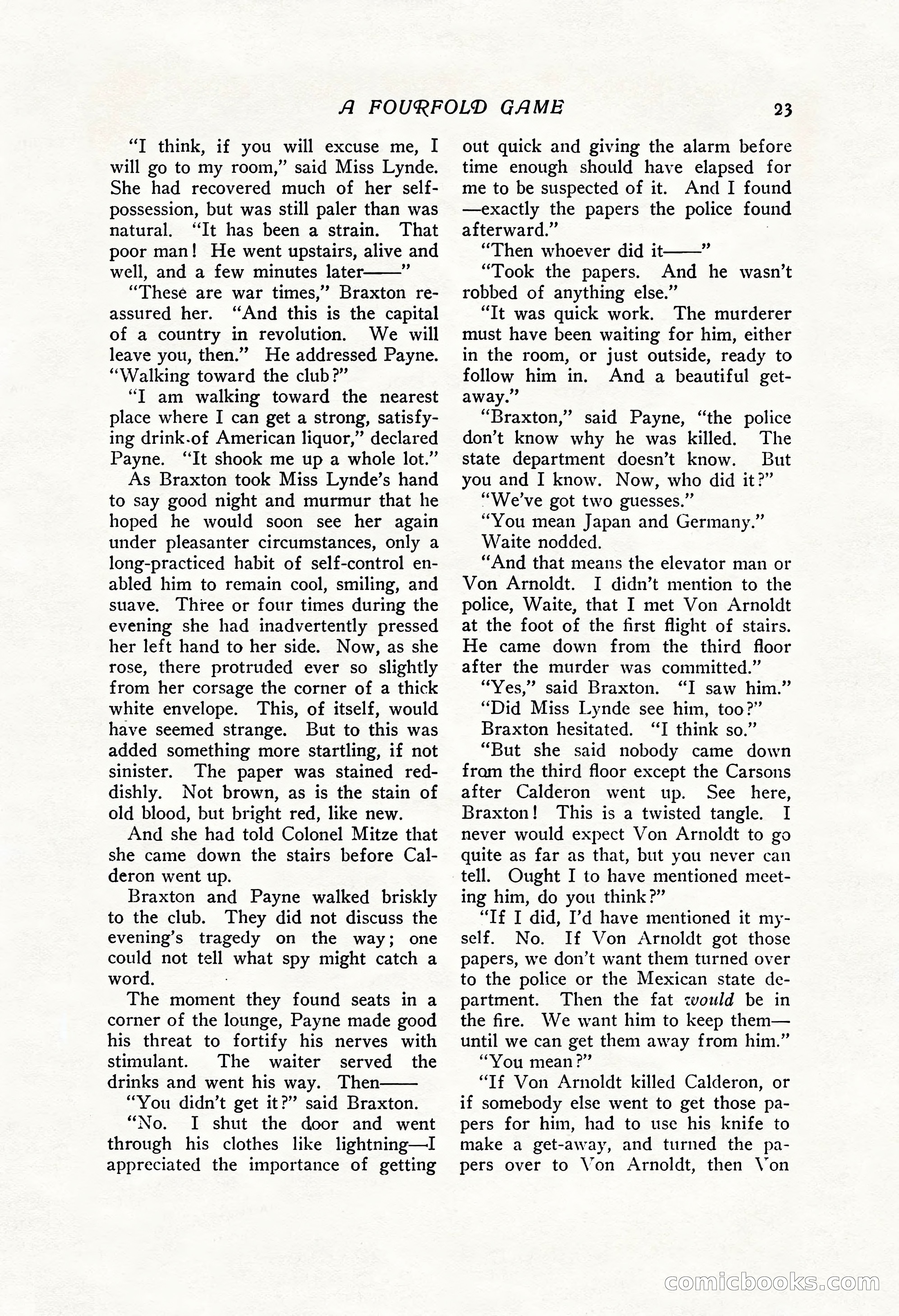 The Popular Magazine, Vol. 43, No. 1 — page 29 of 220