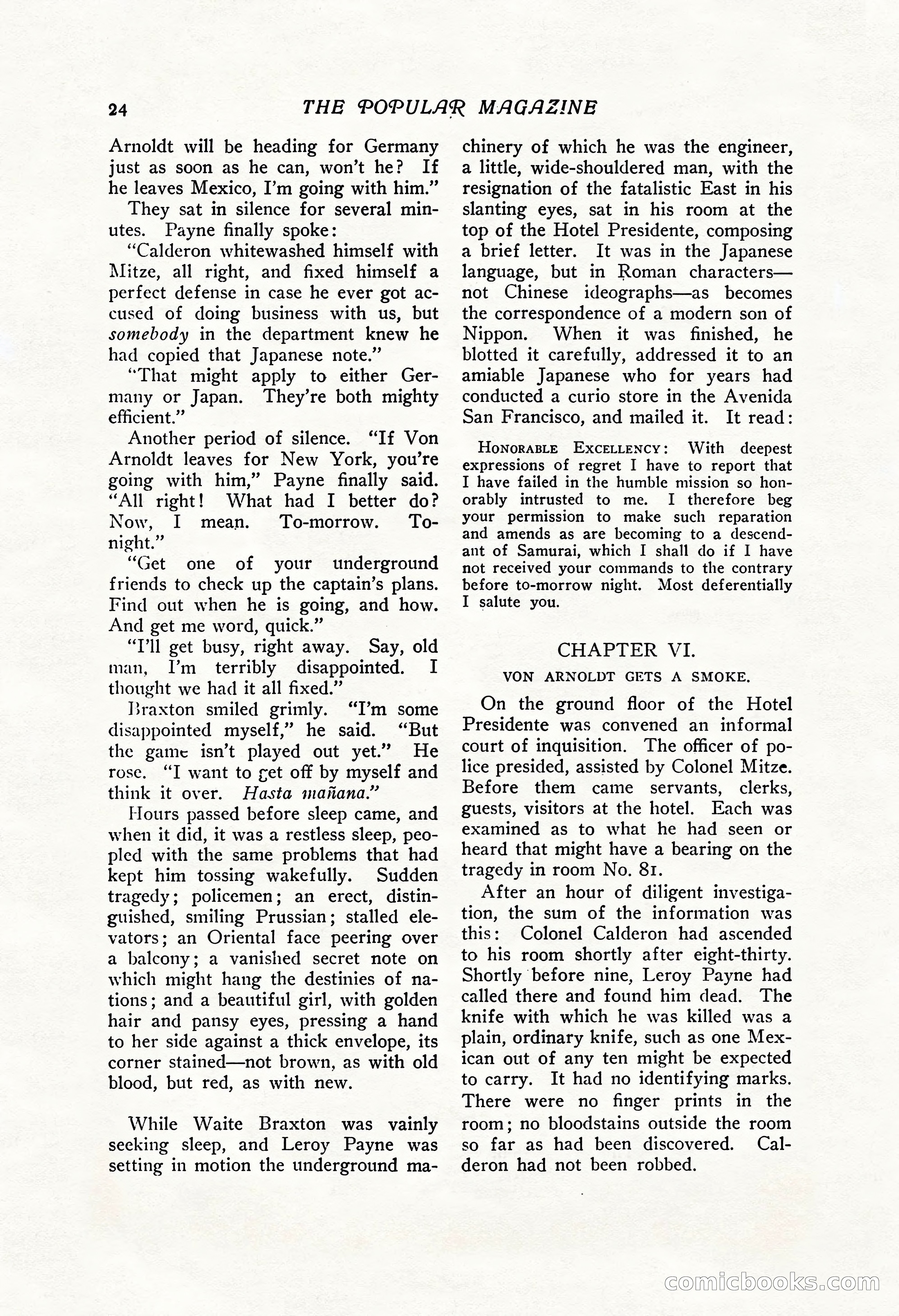 The Popular Magazine, Vol. 43, No. 1 — page 30 of 220