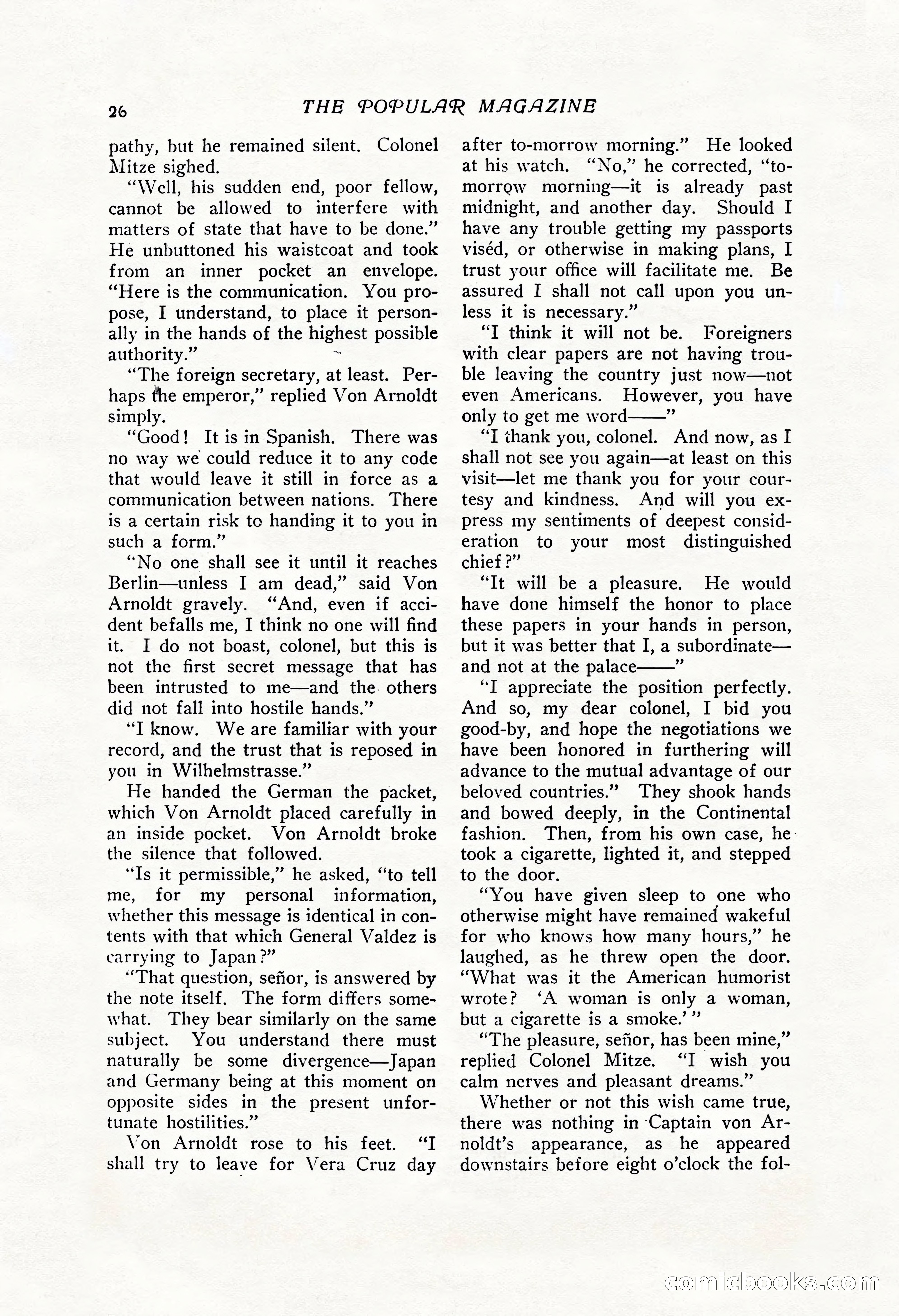 The Popular Magazine, Vol. 43, No. 1 — page 32 of 220
