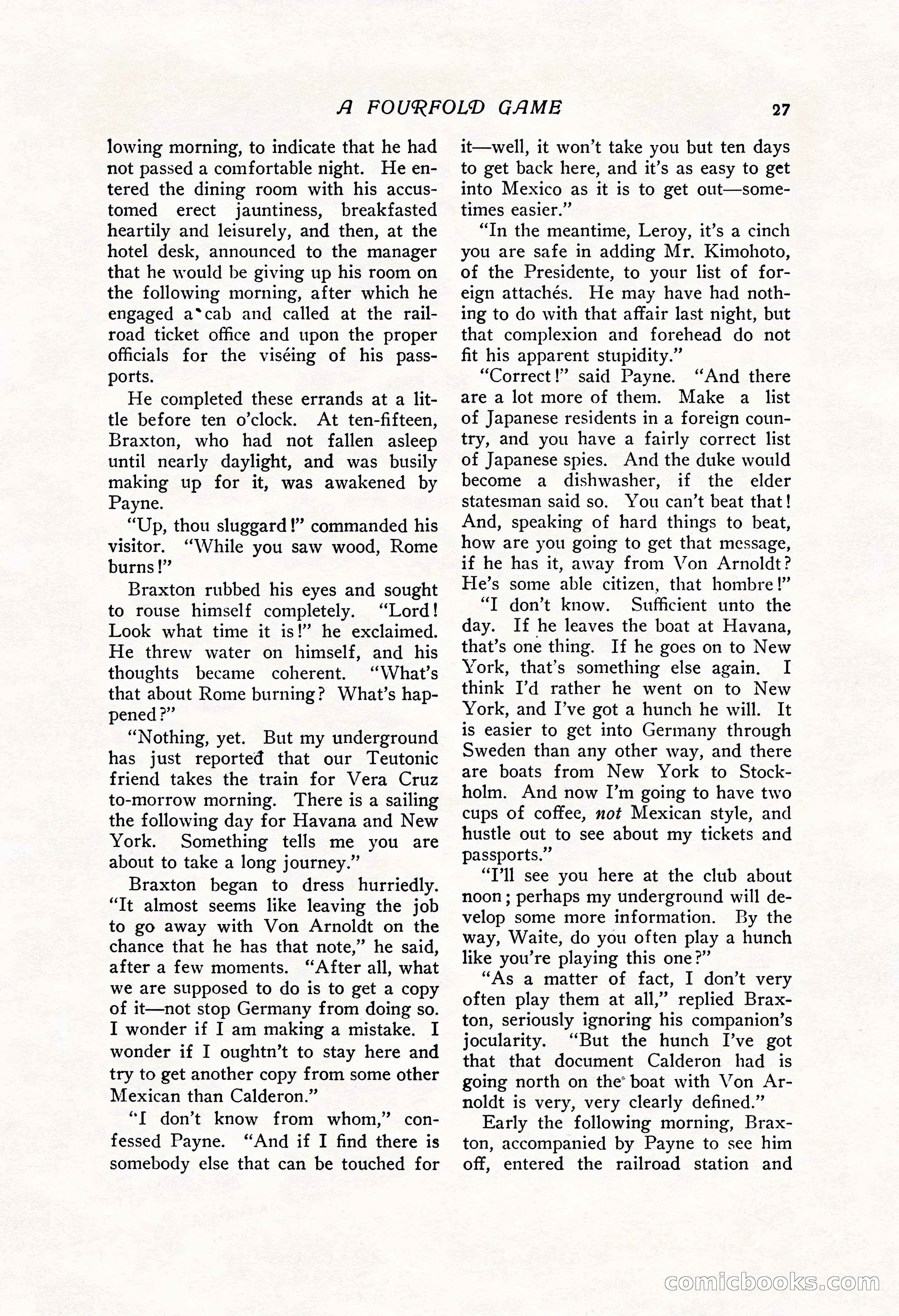 The Popular Magazine, Vol. 43, No. 1 — page 33 of 220