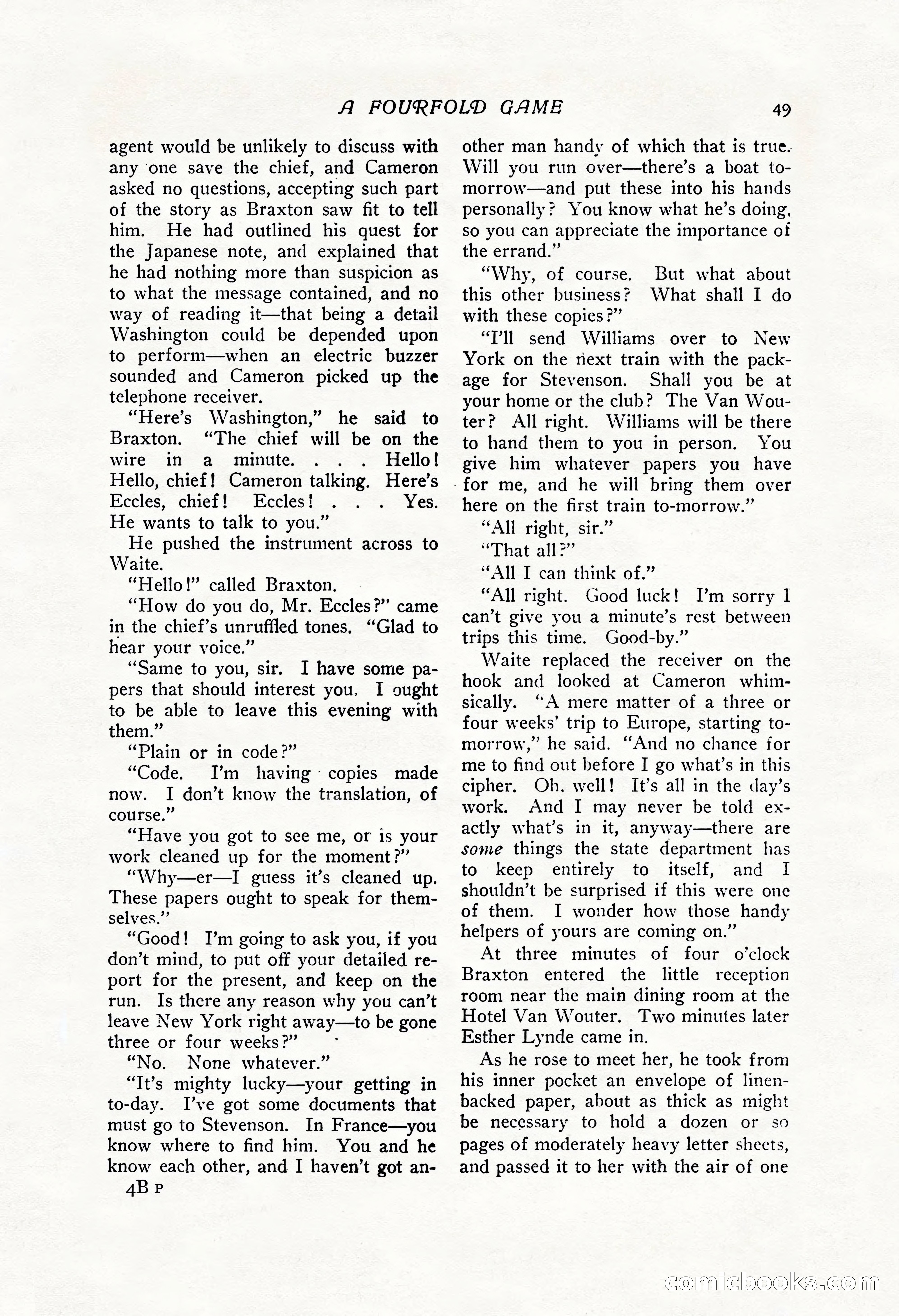 The Popular Magazine, Vol. 43, No. 1 — page 55 of 220