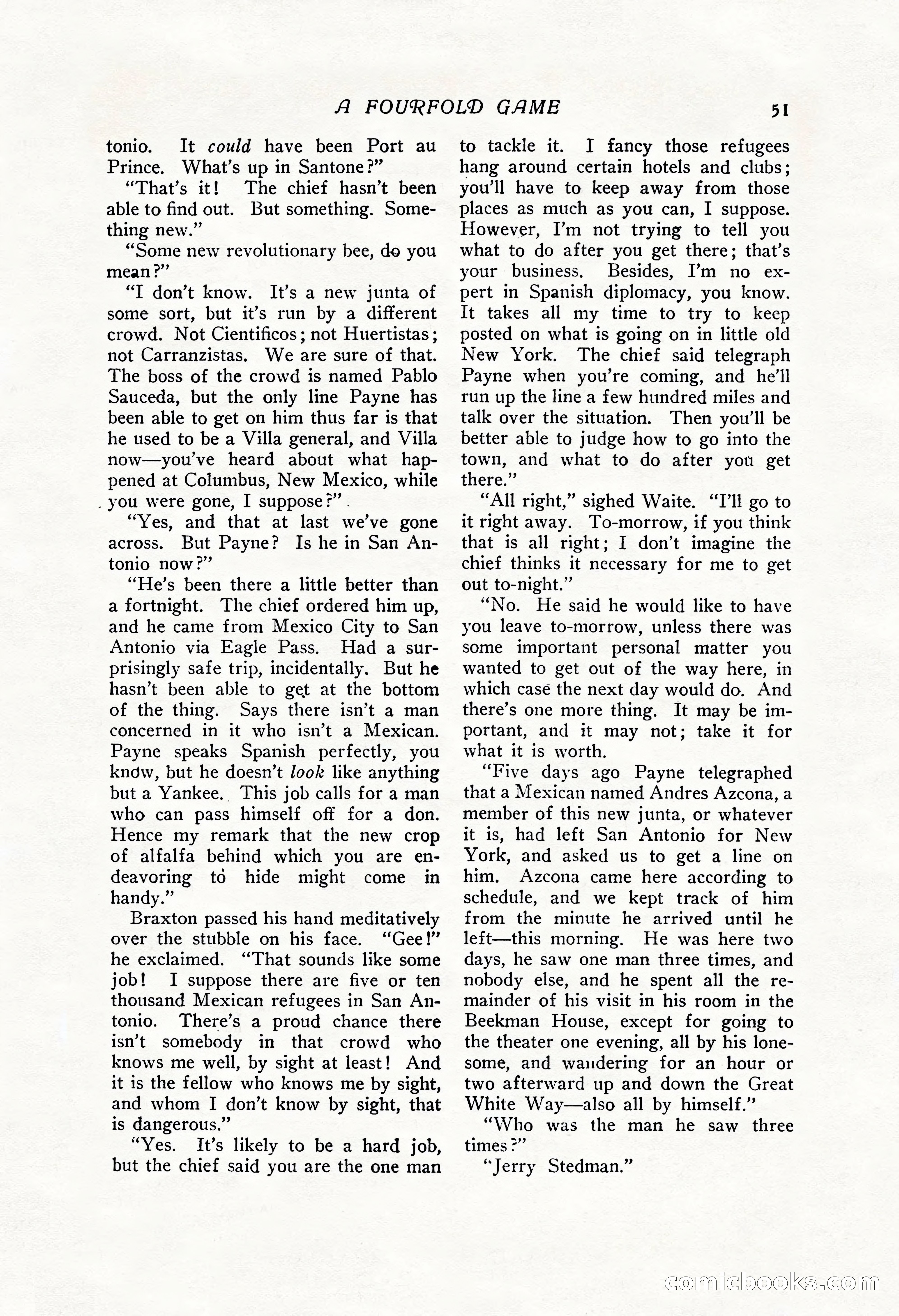 The Popular Magazine, Vol. 43, No. 1 — page 57 of 220