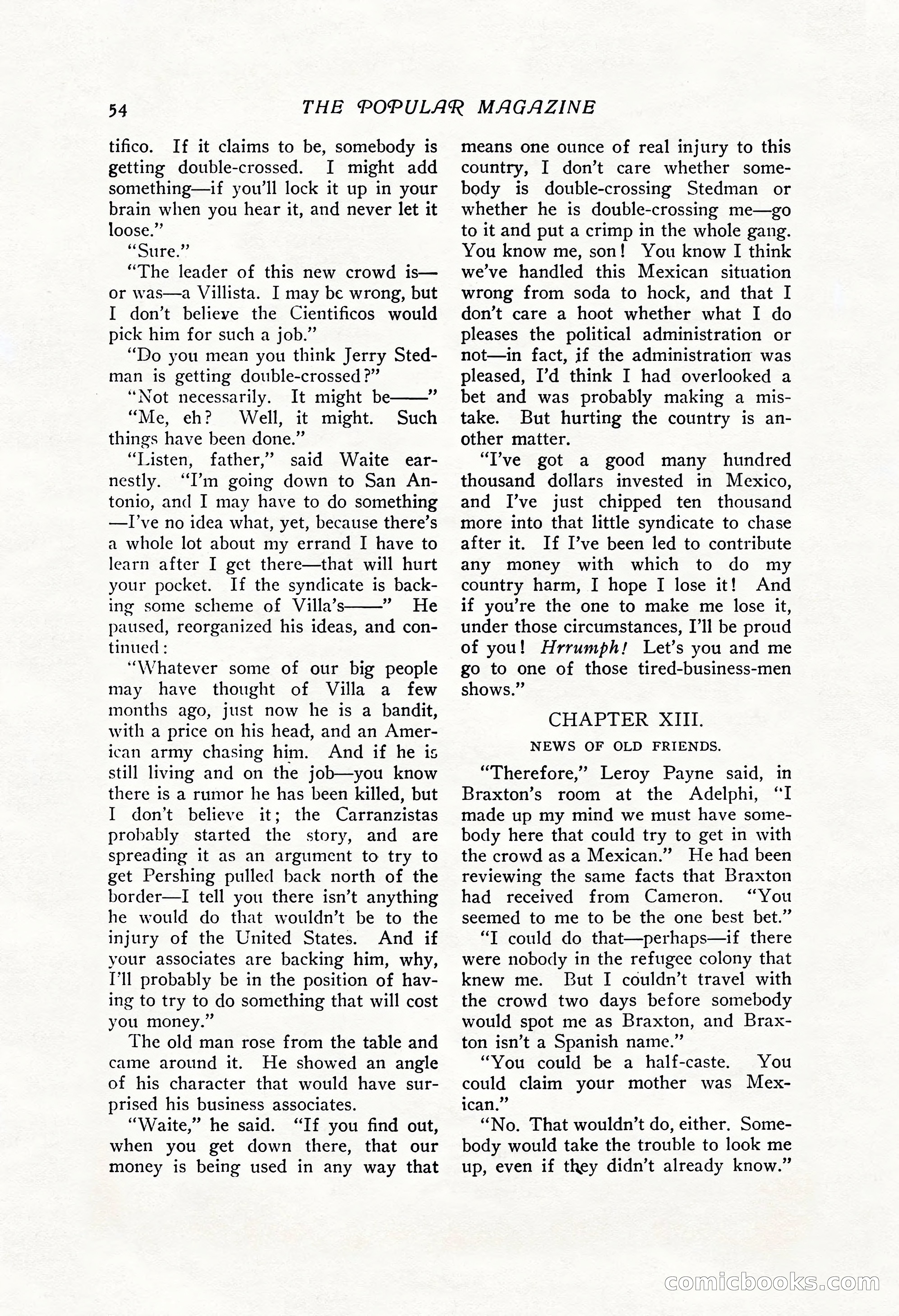 The Popular Magazine, Vol. 43, No. 1 — page 60 of 220