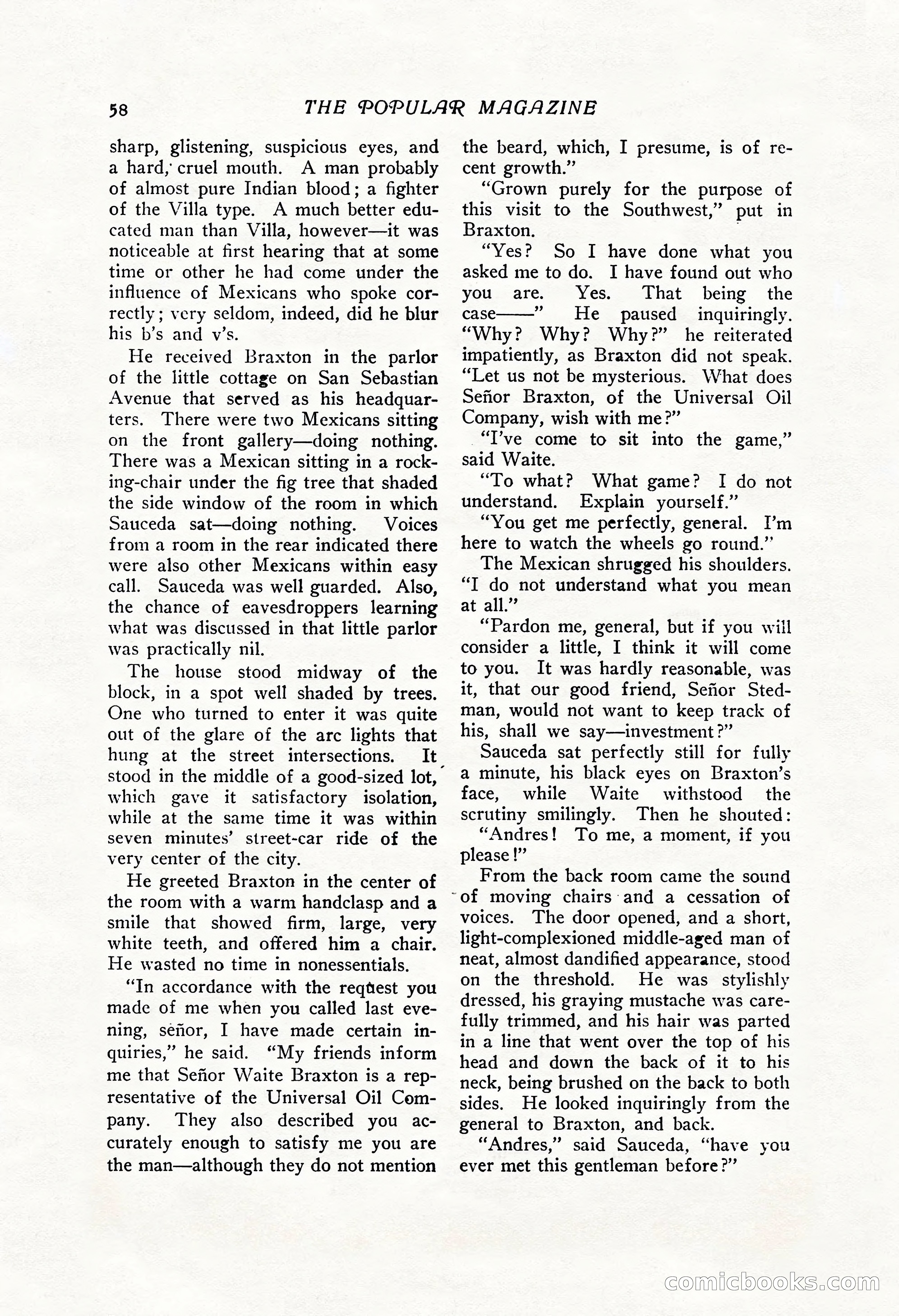 The Popular Magazine, Vol. 43, No. 1 — page 64 of 220