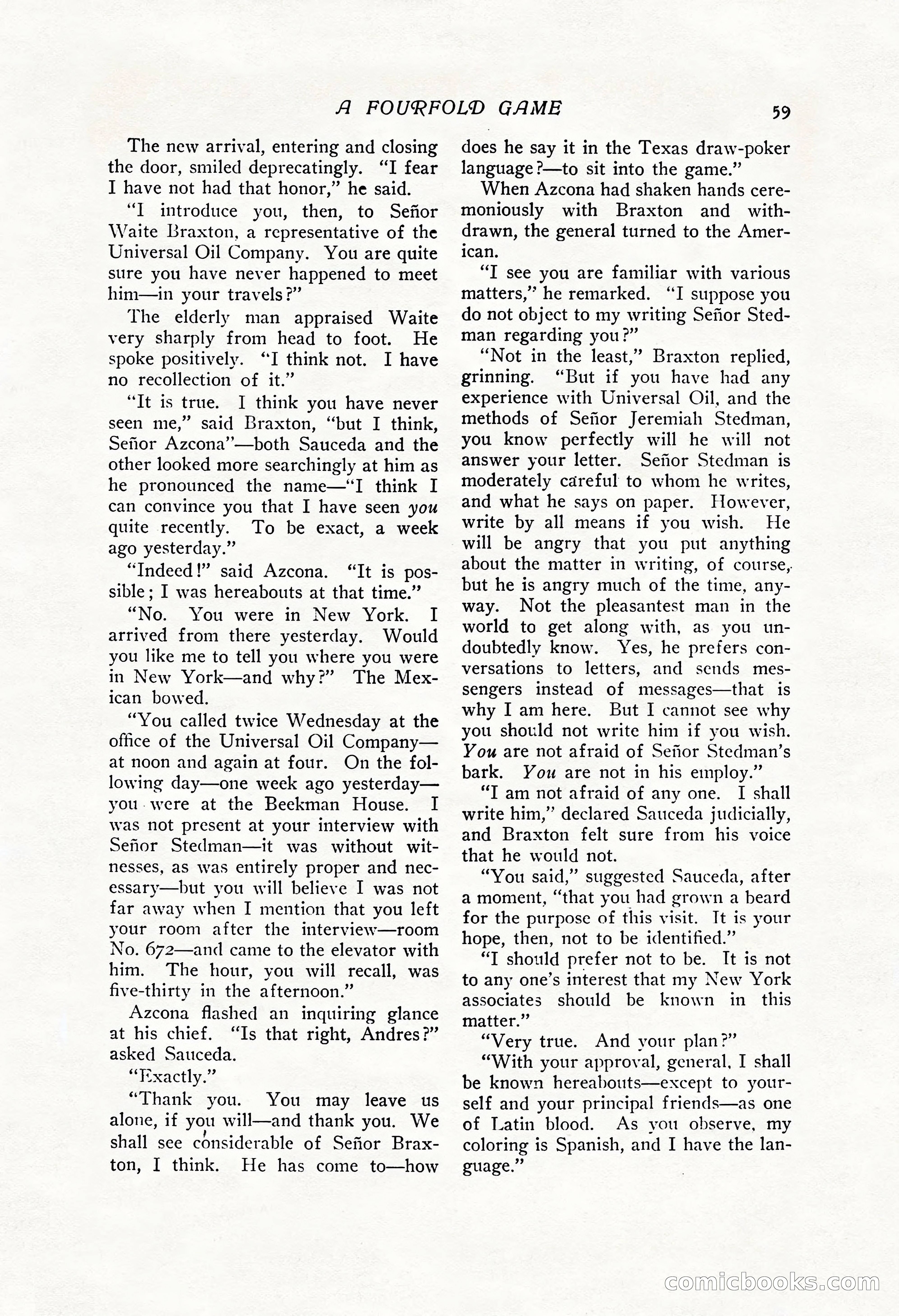 The Popular Magazine, Vol. 43, No. 1 — page 65 of 220