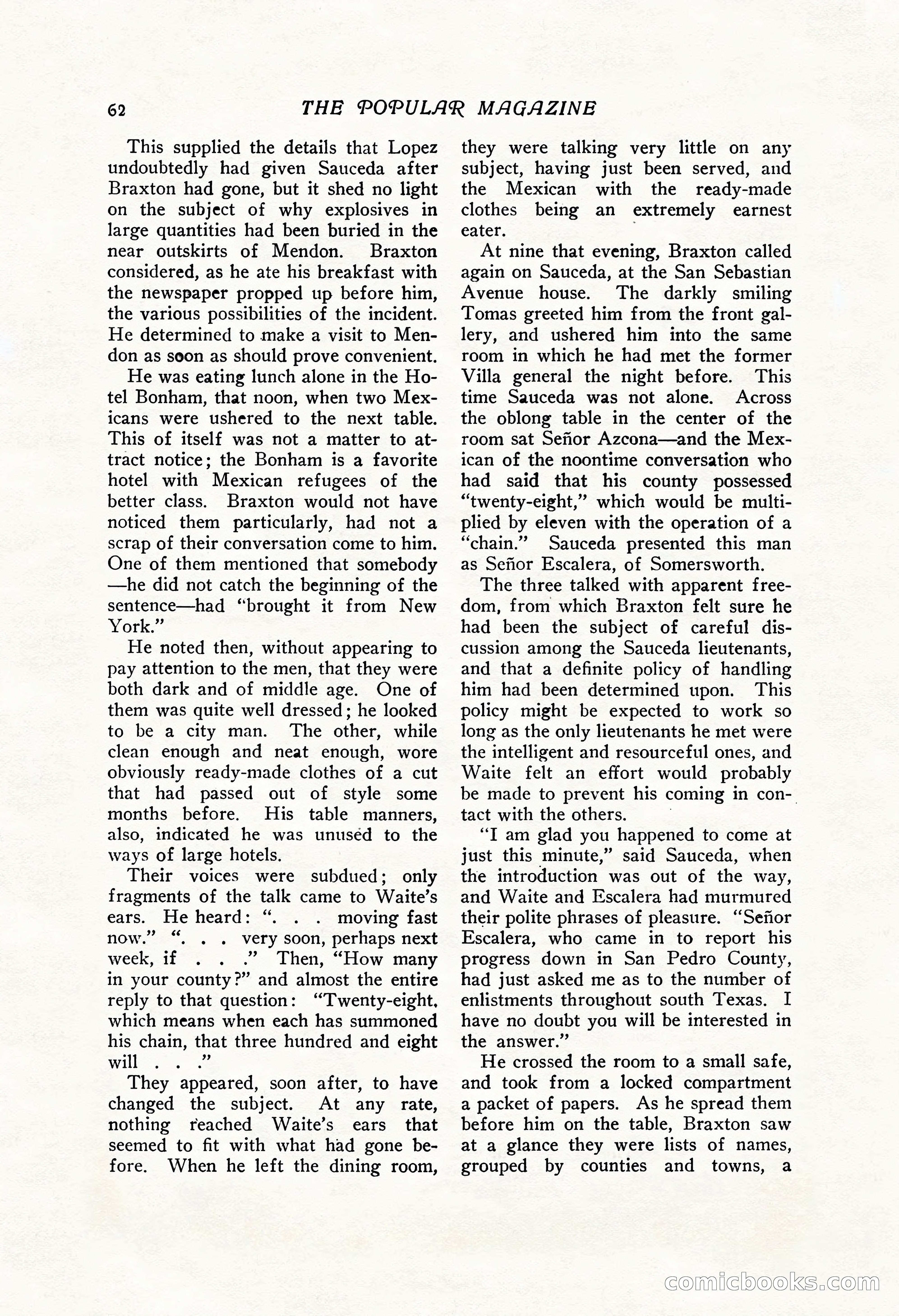 The Popular Magazine, Vol. 43, No. 1 — page 68 of 220