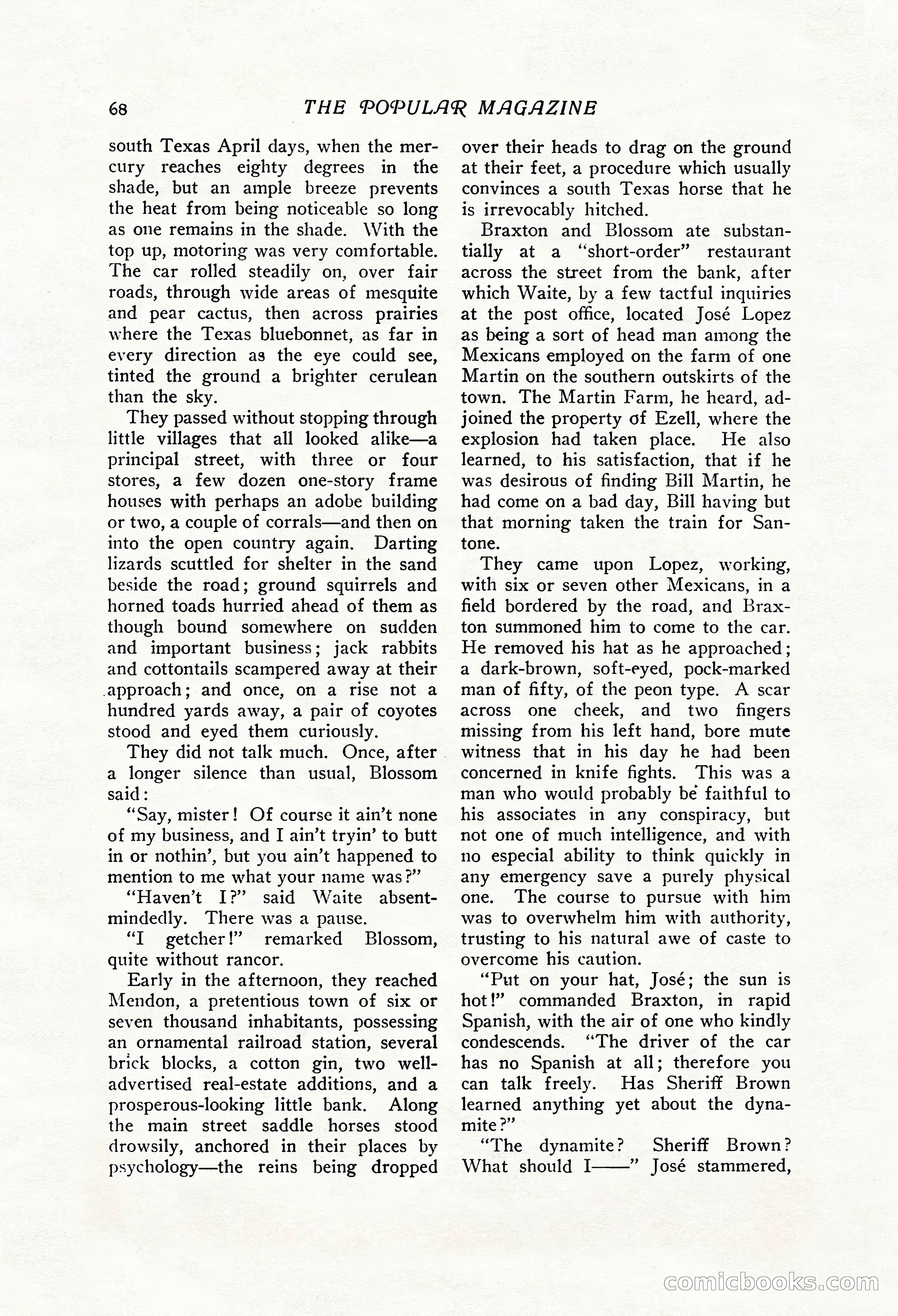 The Popular Magazine, Vol. 43, No. 1 — page 74 of 220
