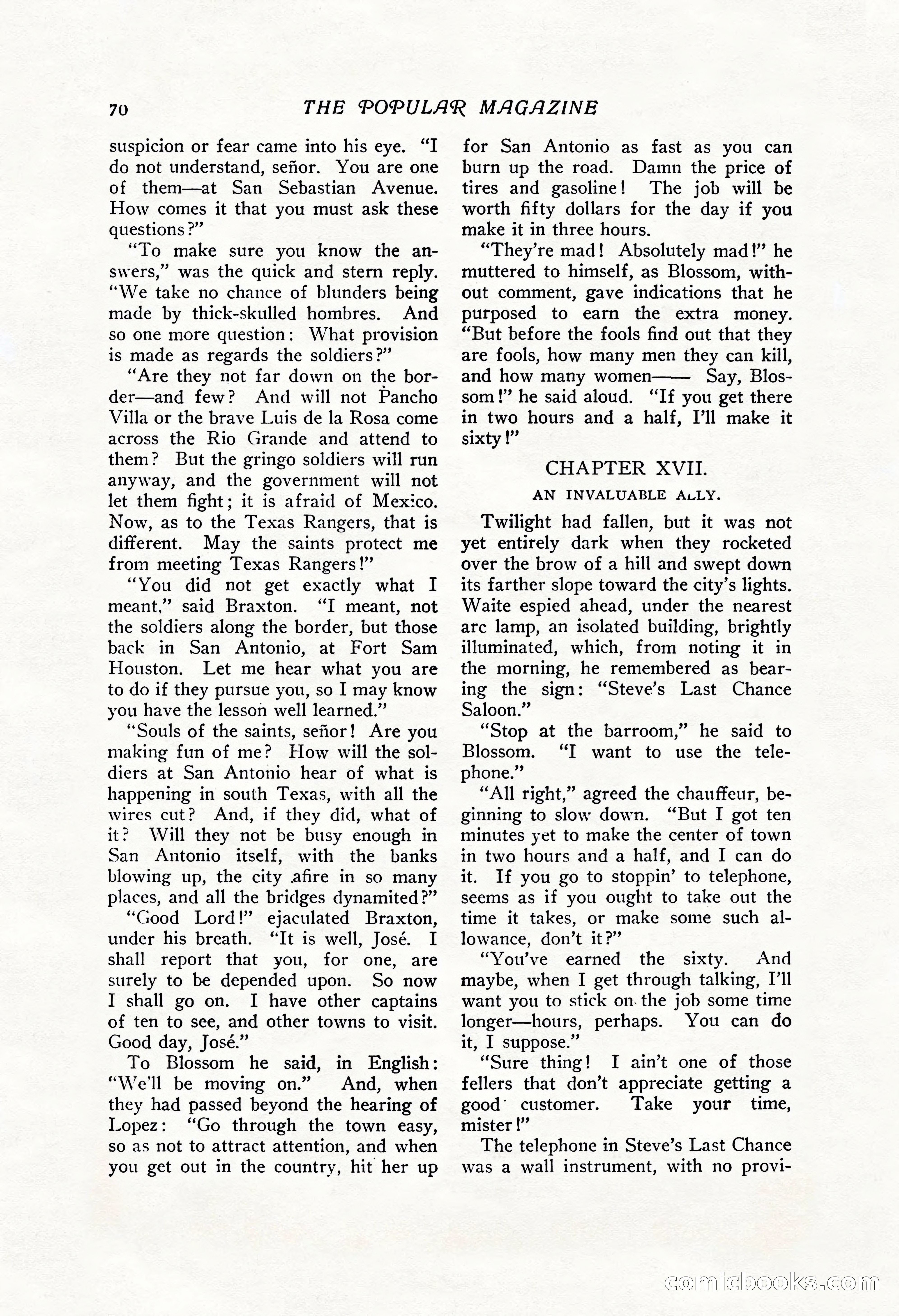 The Popular Magazine, Vol. 43, No. 1 — page 76 of 220