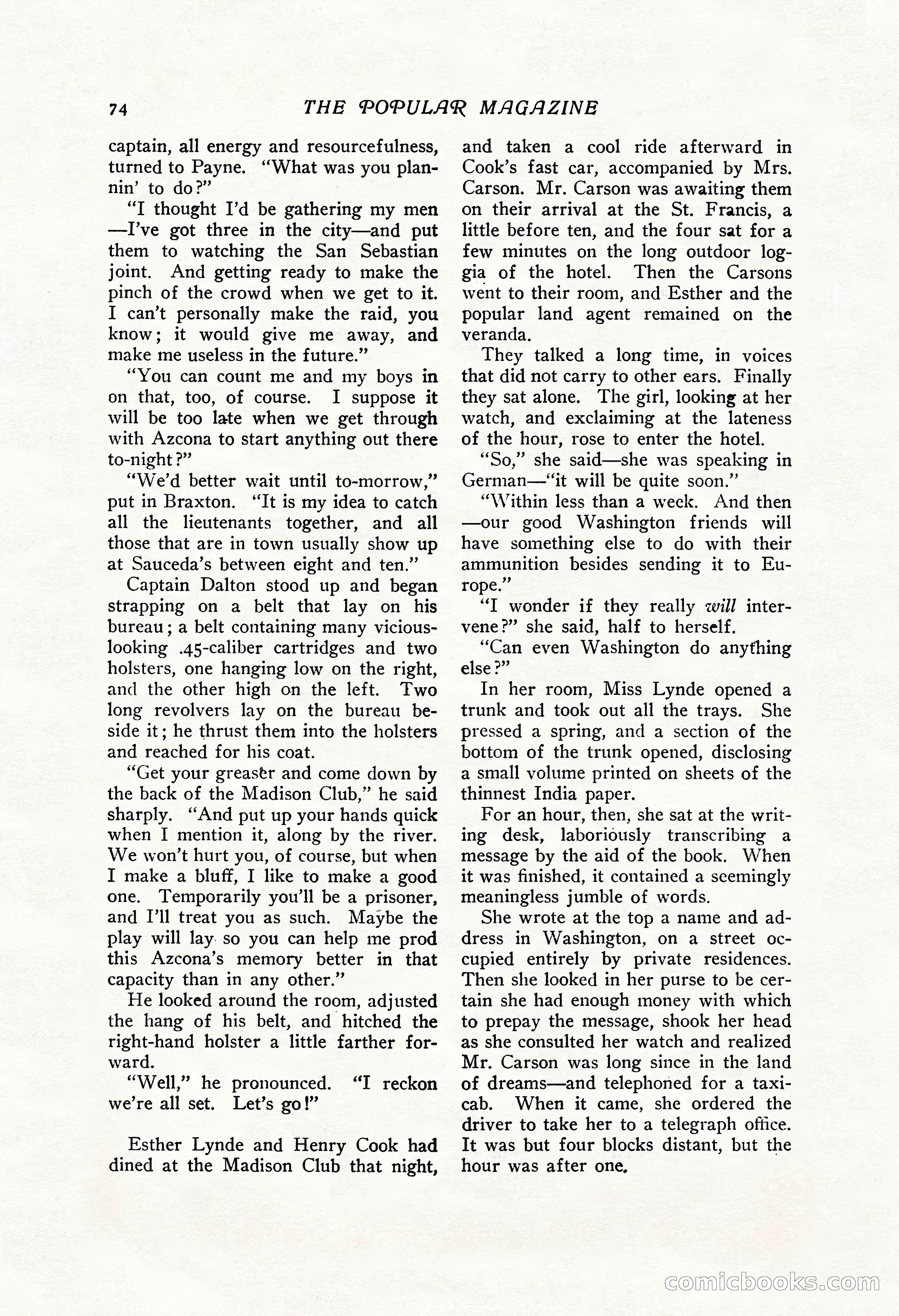 The Popular Magazine, Vol. 43, No. 1 — page 80 of 220