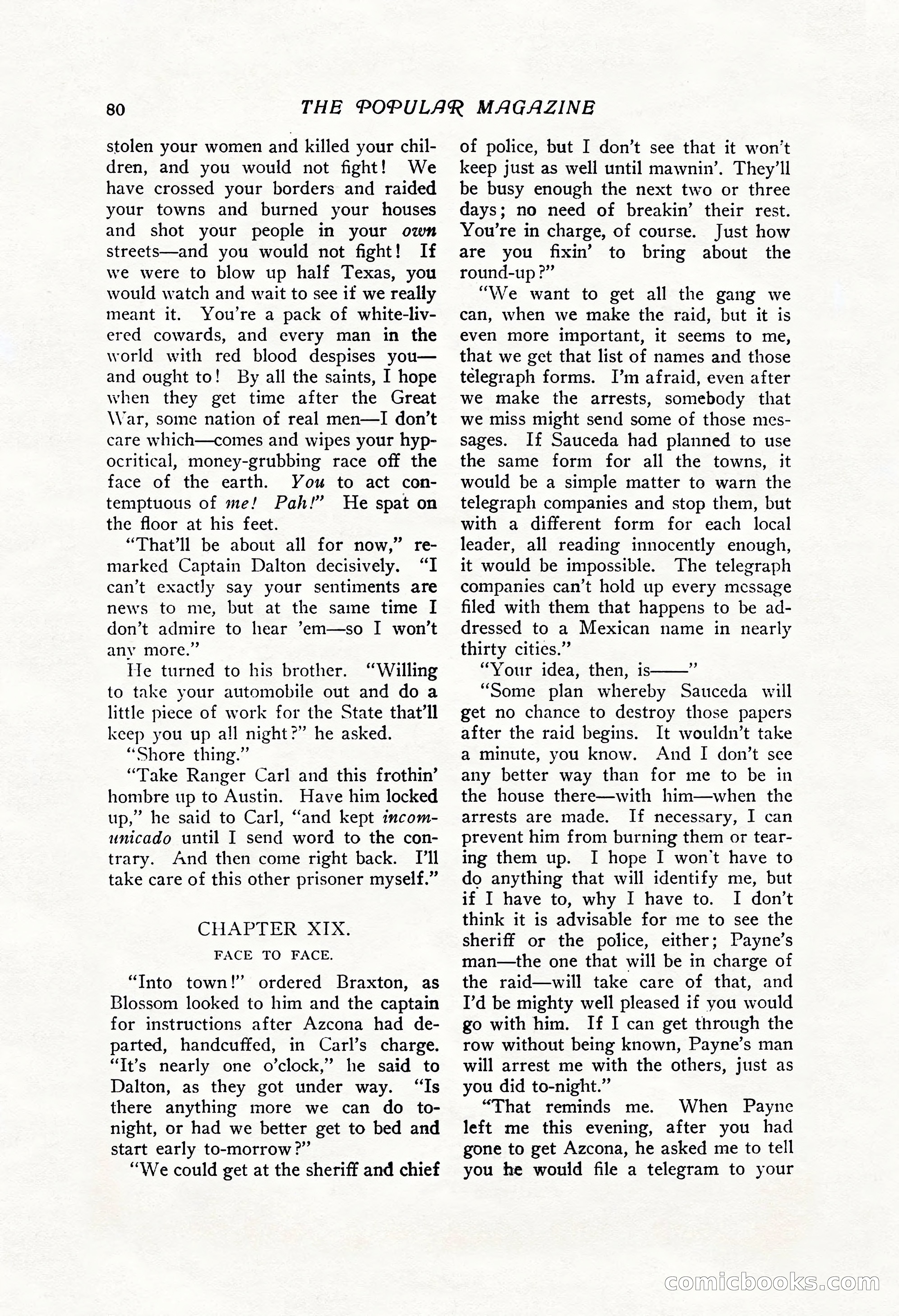 The Popular Magazine, Vol. 43, No. 1 — page 86 of 220