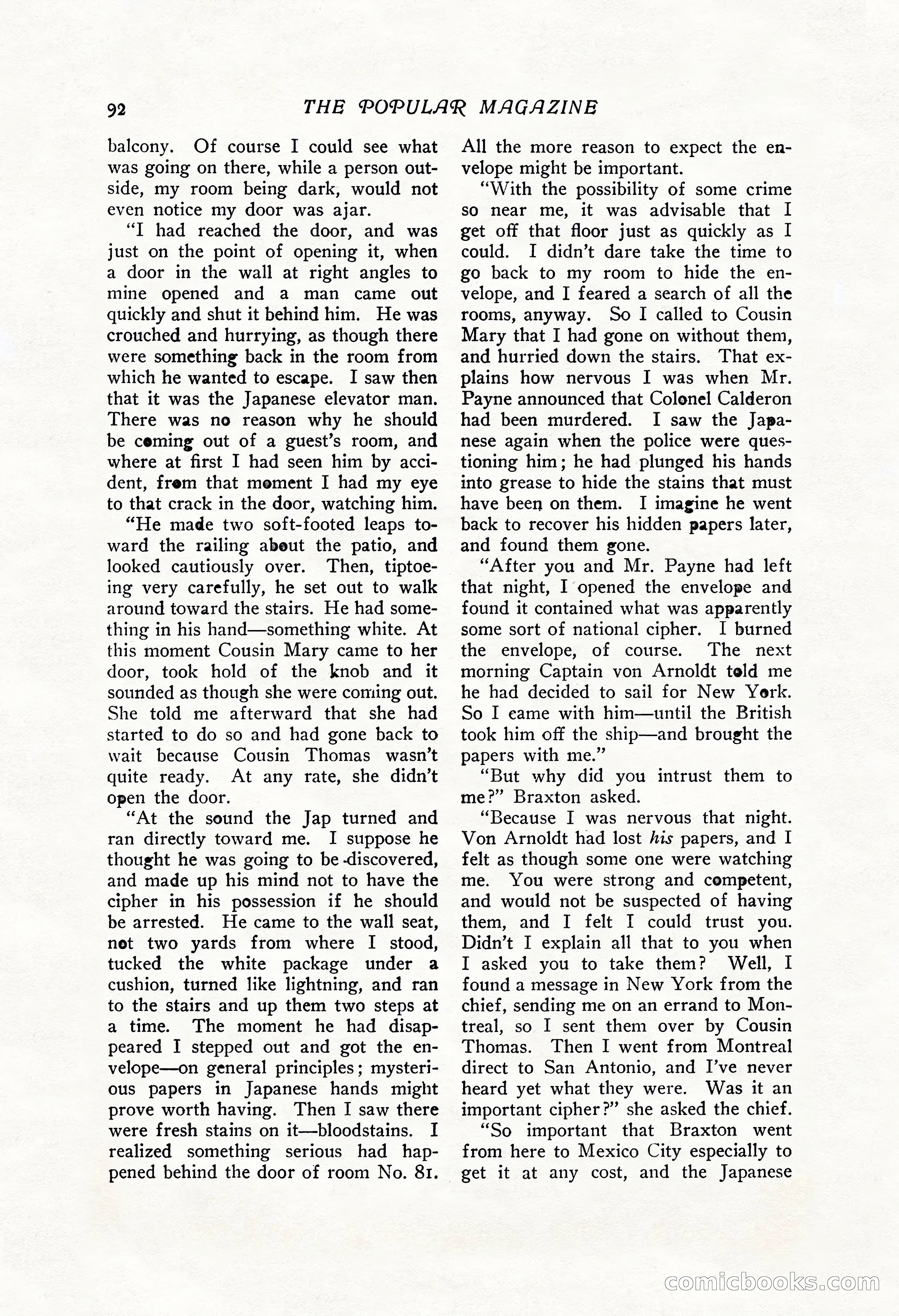 The Popular Magazine, Vol. 43, No. 1 — page 98 of 220