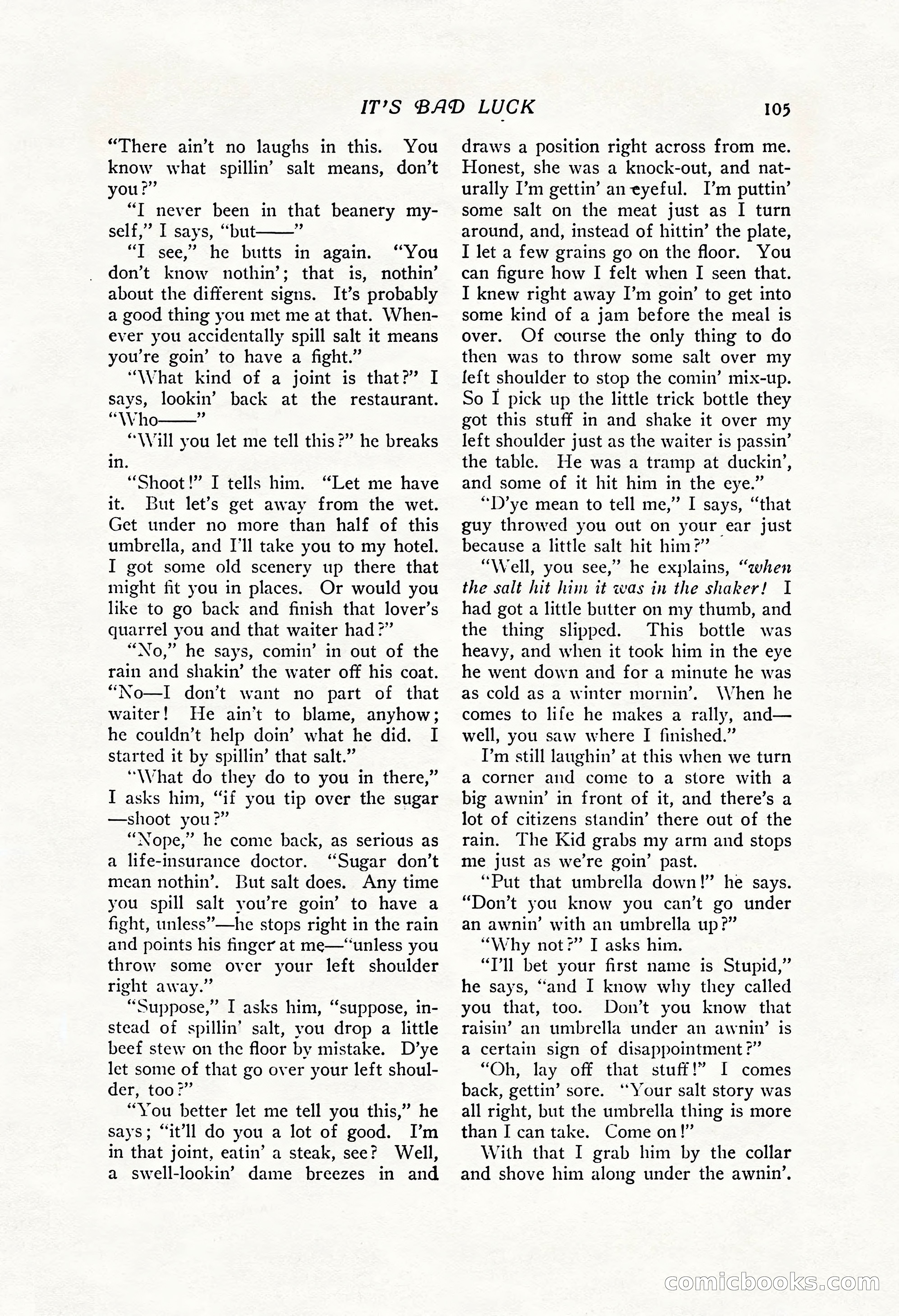 The Popular Magazine, Vol. 43, No. 1 — page 111 of 220