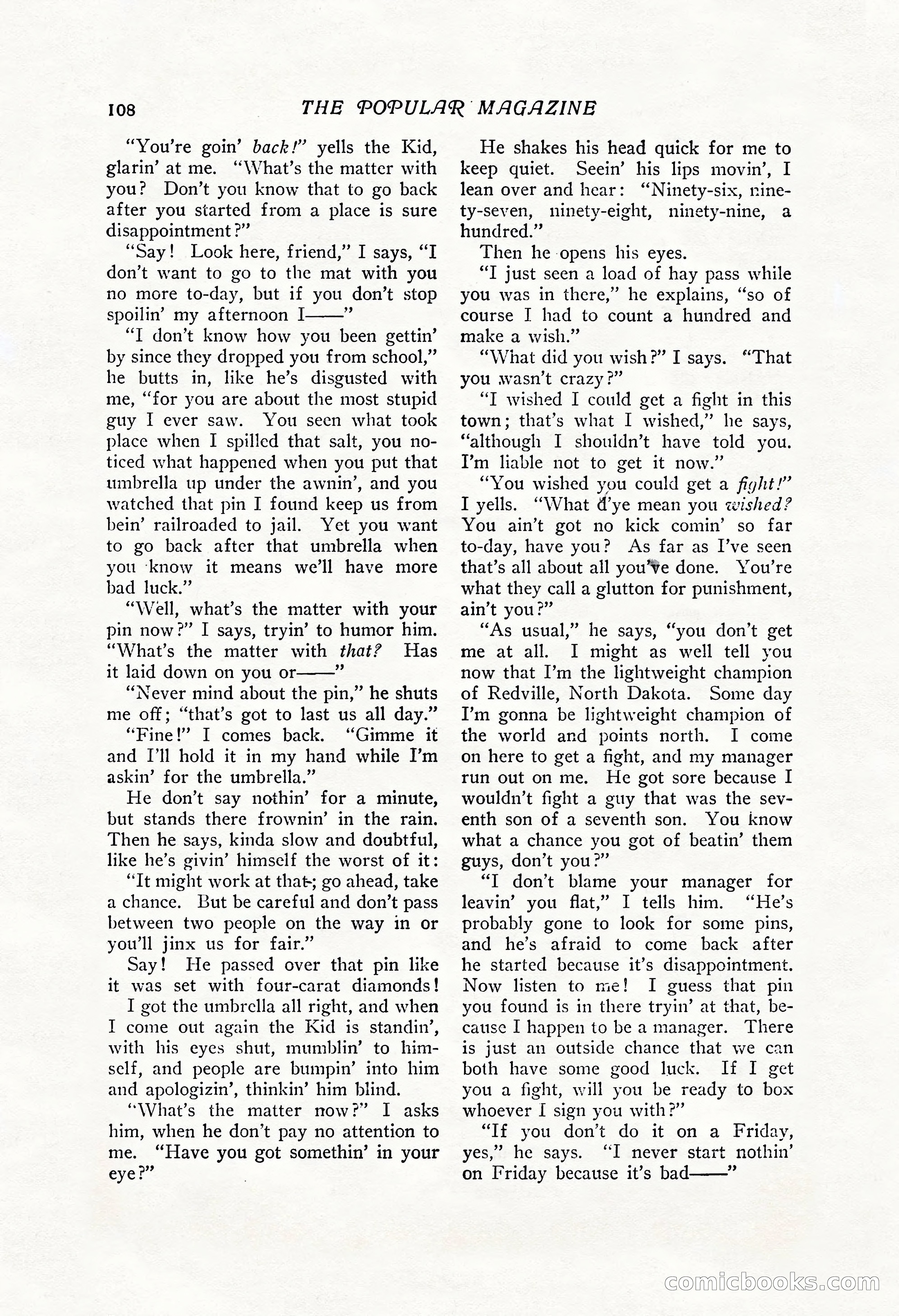 The Popular Magazine, Vol. 43, No. 1 — page 114 of 220