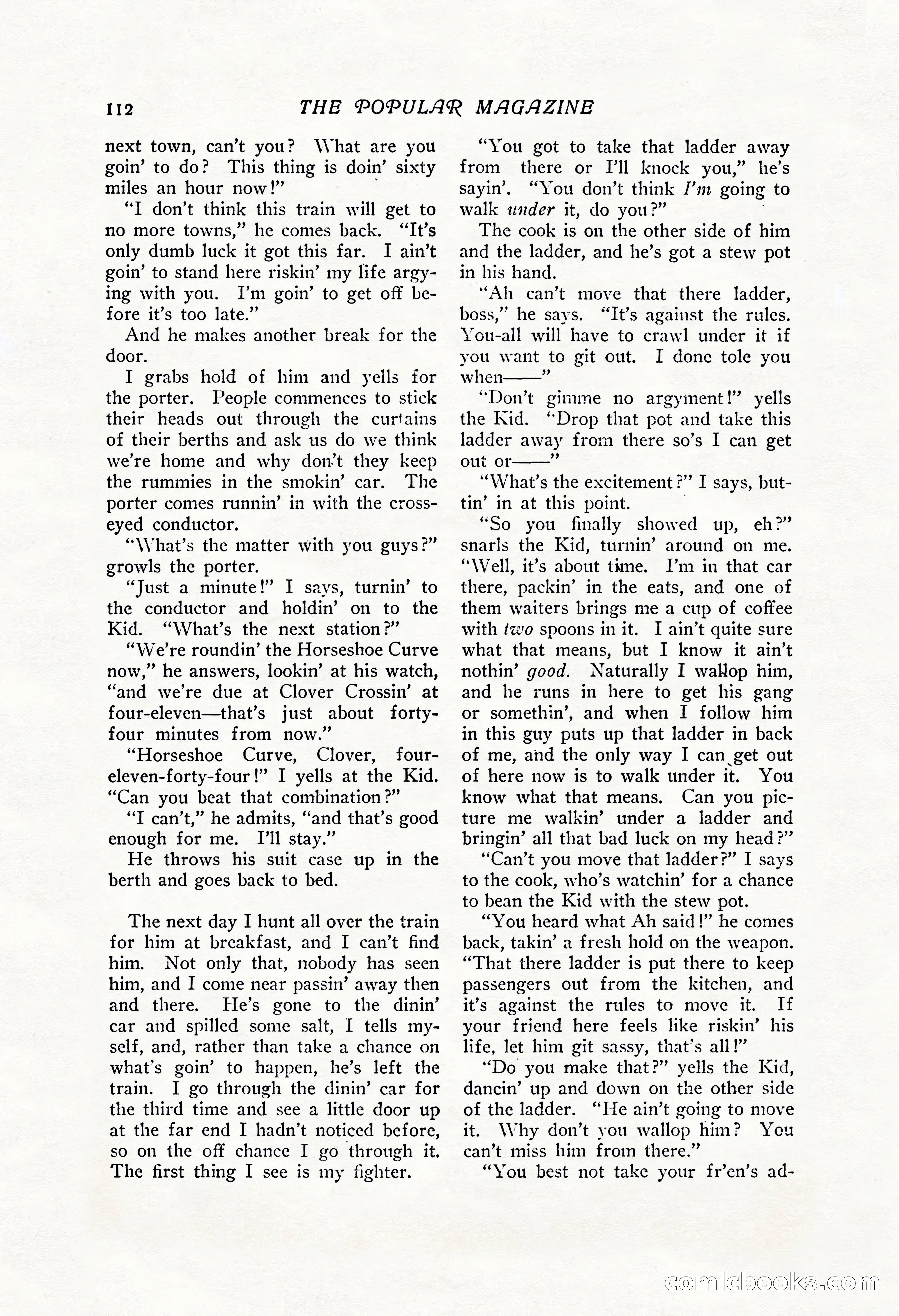 The Popular Magazine, Vol. 43, No. 1 — page 118 of 220