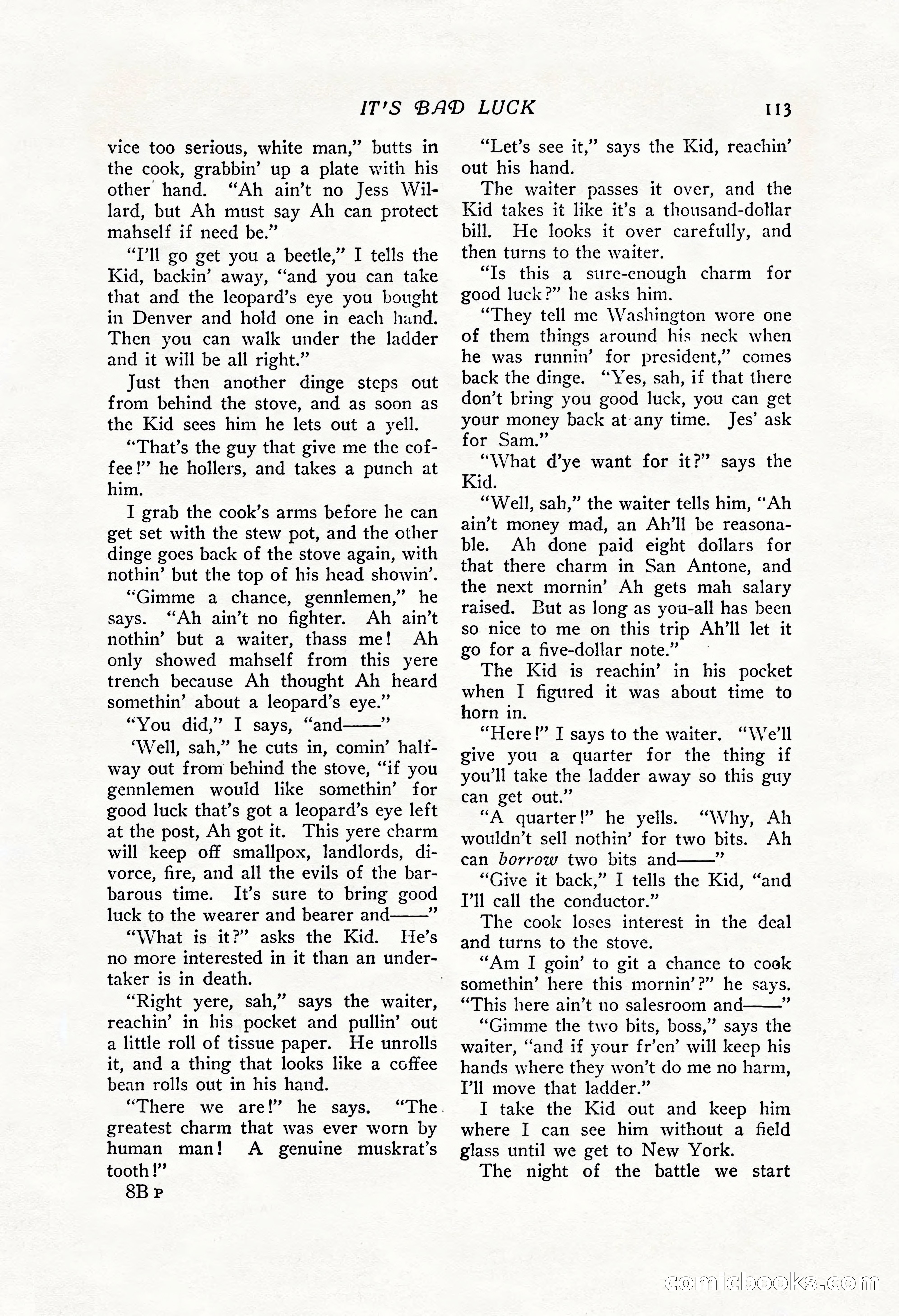 The Popular Magazine, Vol. 43, No. 1 — page 119 of 220