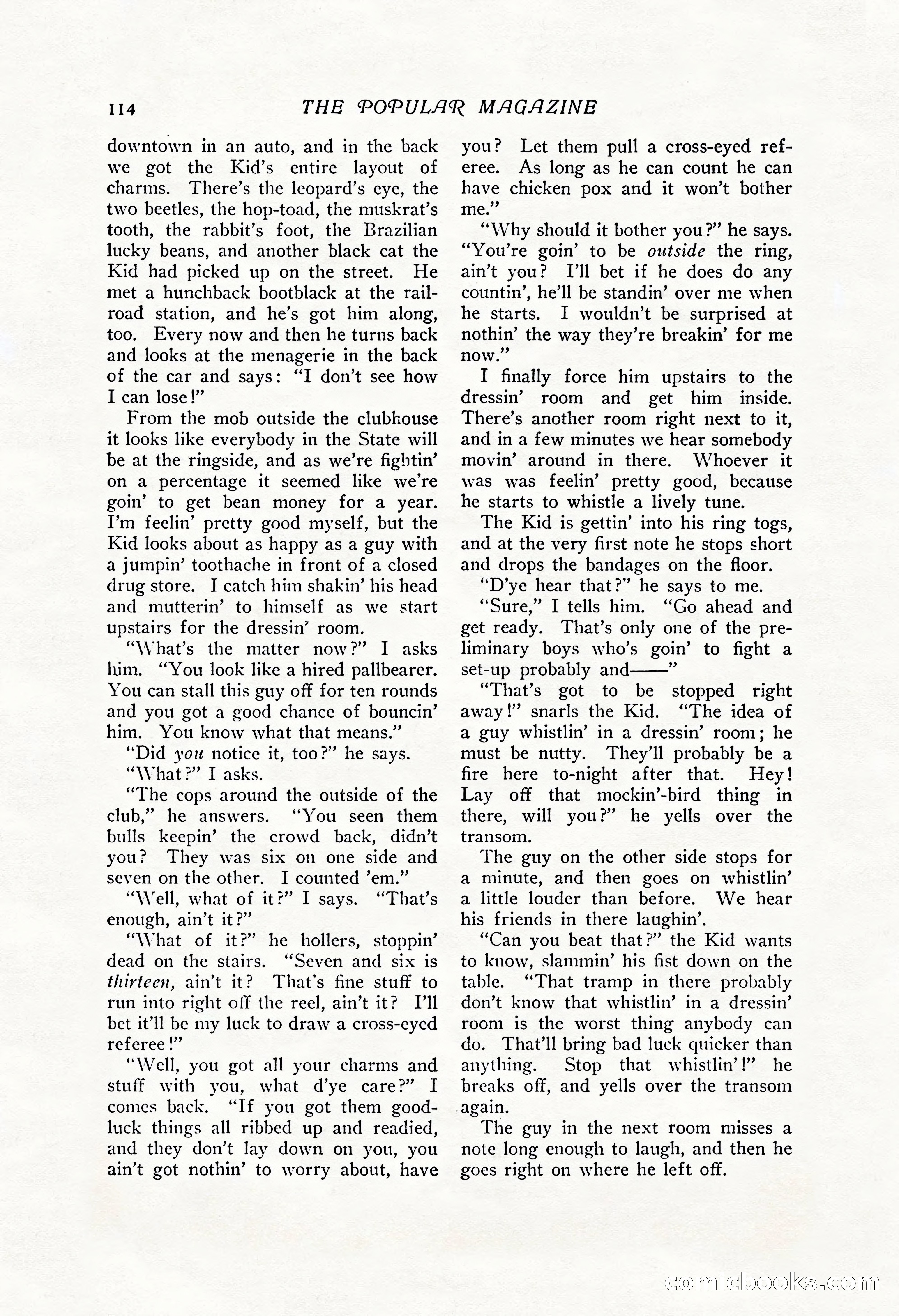 The Popular Magazine, Vol. 43, No. 1 — page 120 of 220
