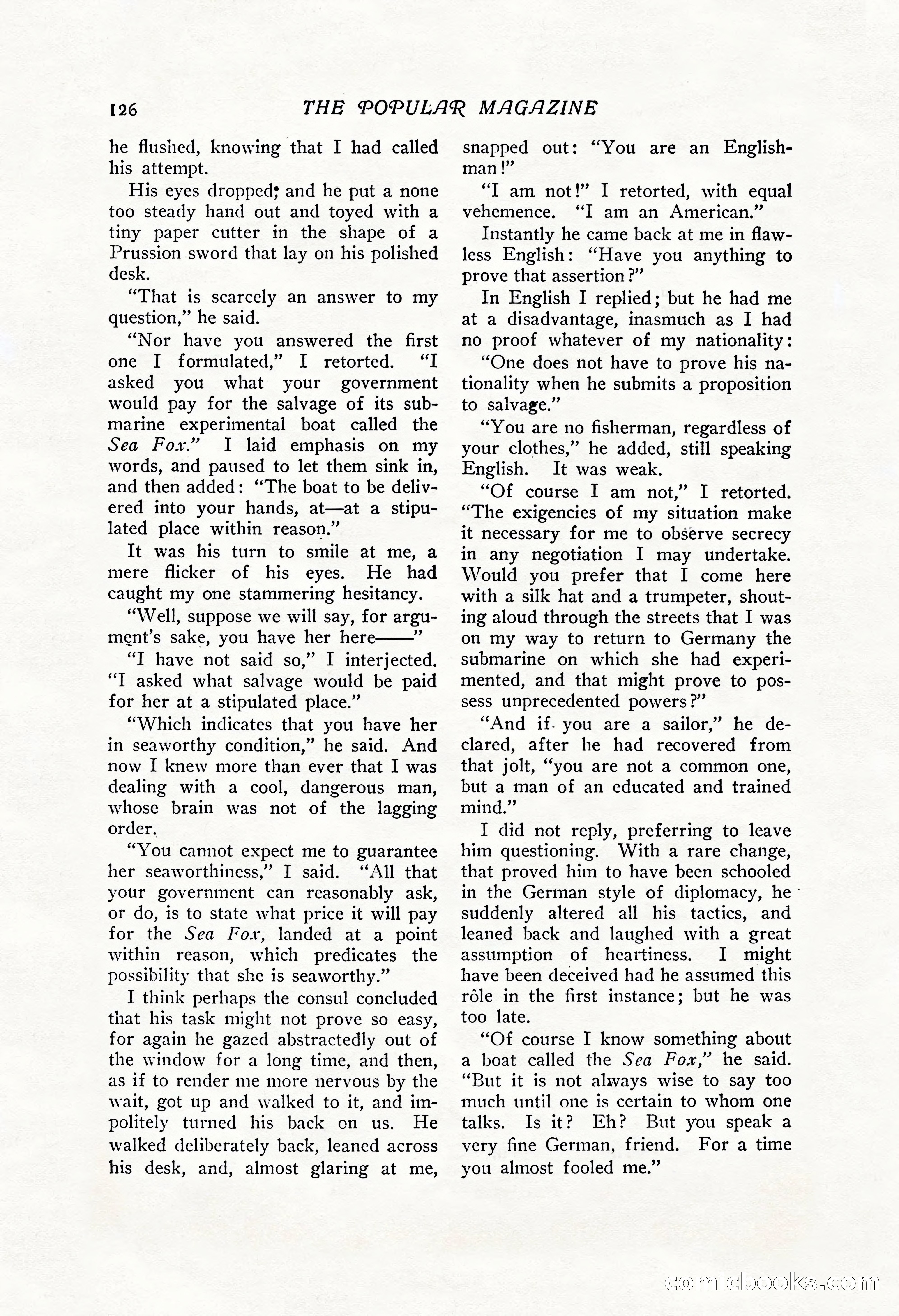 The Popular Magazine, Vol. 43, No. 1 — page 132 of 220