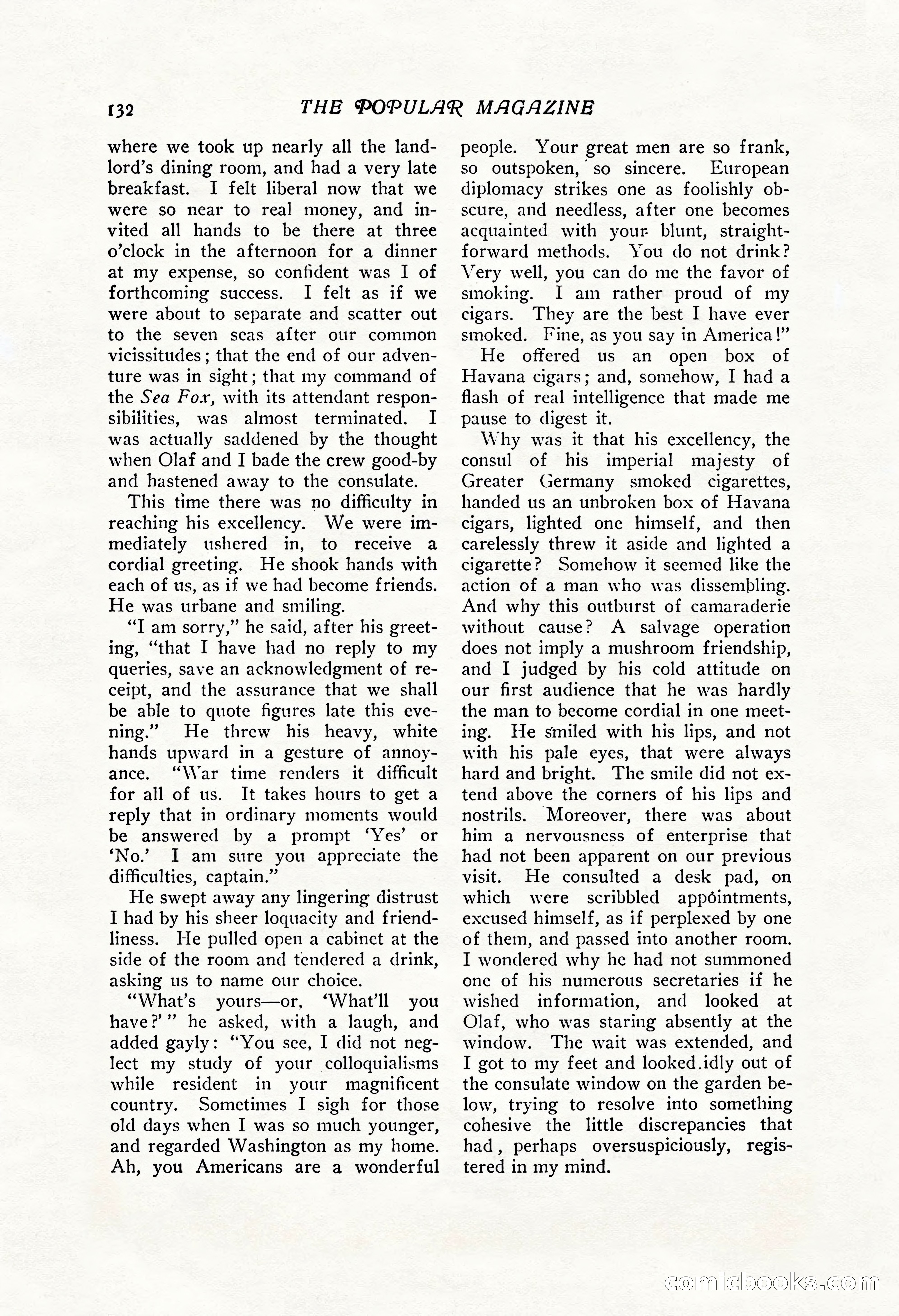 The Popular Magazine, Vol. 43, No. 1 — page 138 of 220