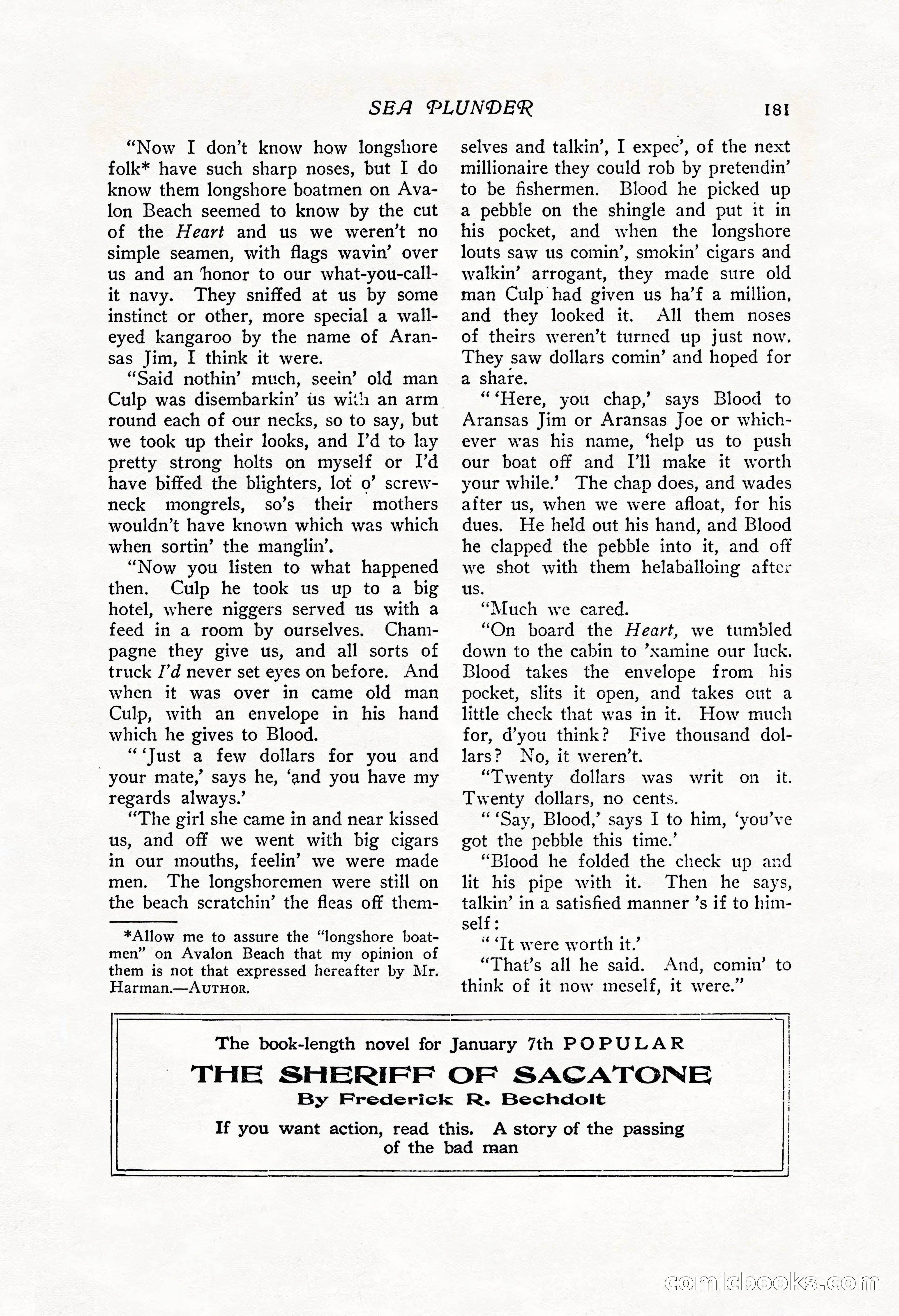 The Popular Magazine, Vol. 43, No. 1 — page 187 of 220