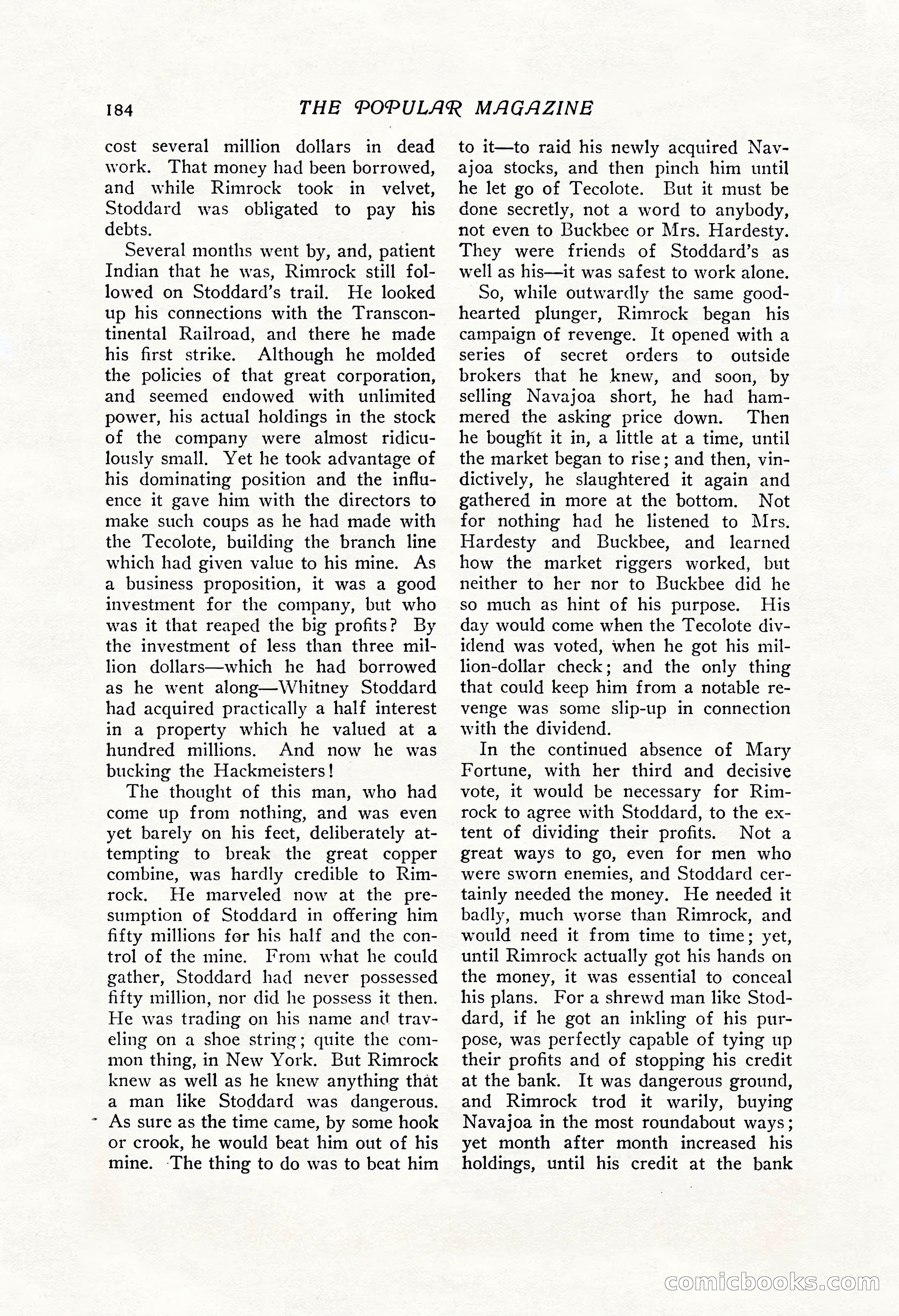 The Popular Magazine, Vol. 43, No. 1 — page 190 of 220