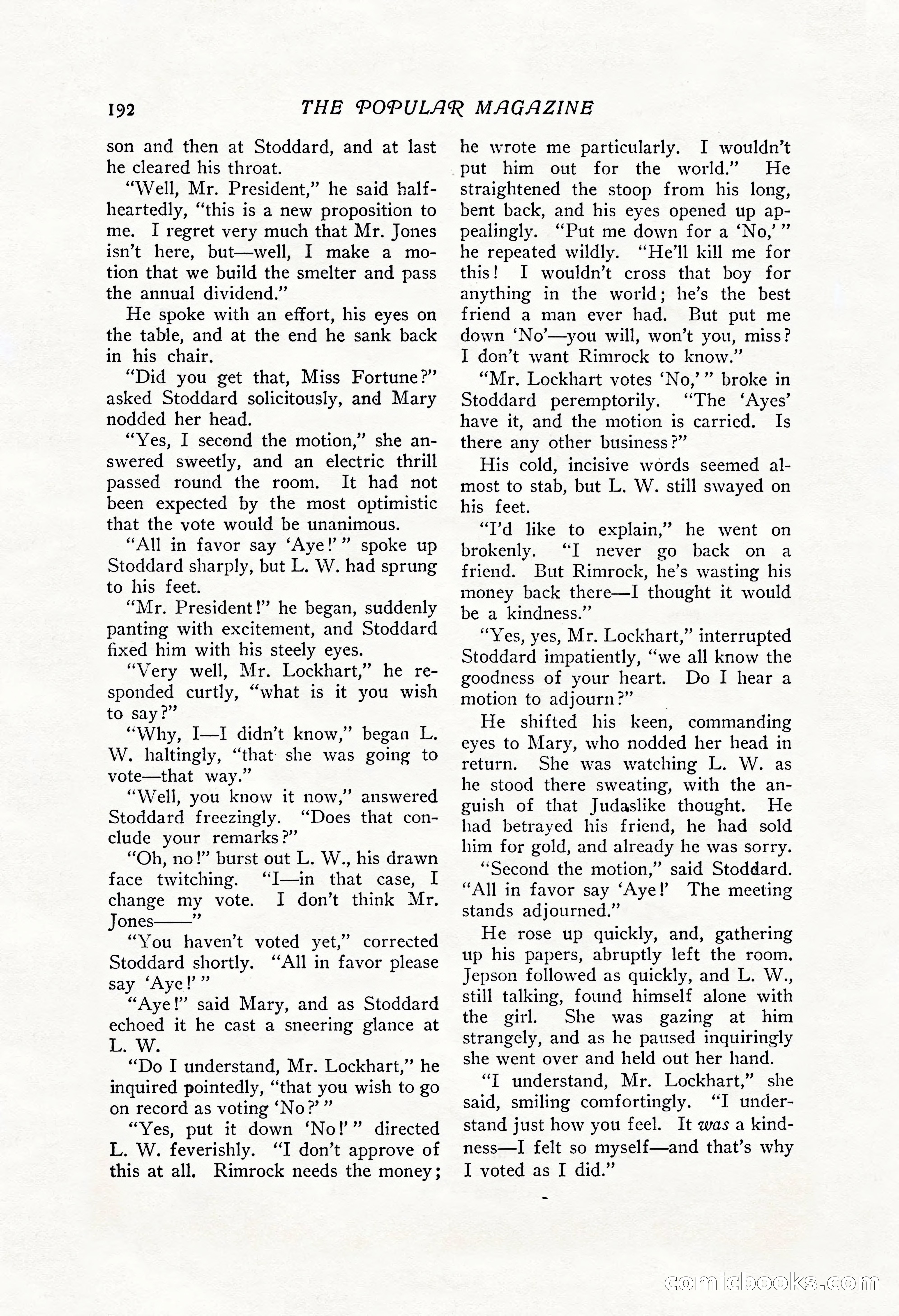 The Popular Magazine, Vol. 43, No. 1 — page 198 of 220