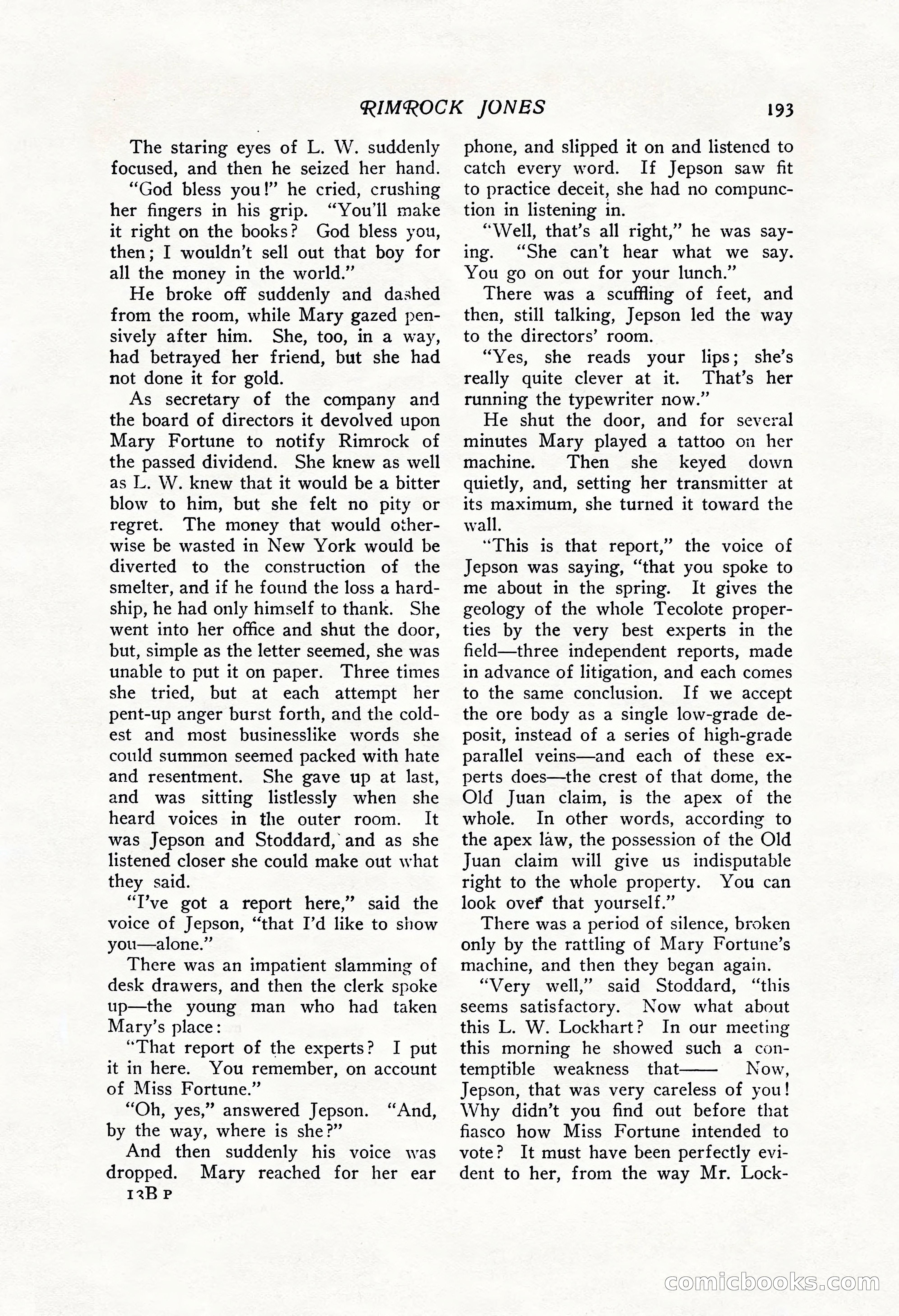 The Popular Magazine, Vol. 43, No. 1 — page 199 of 220
