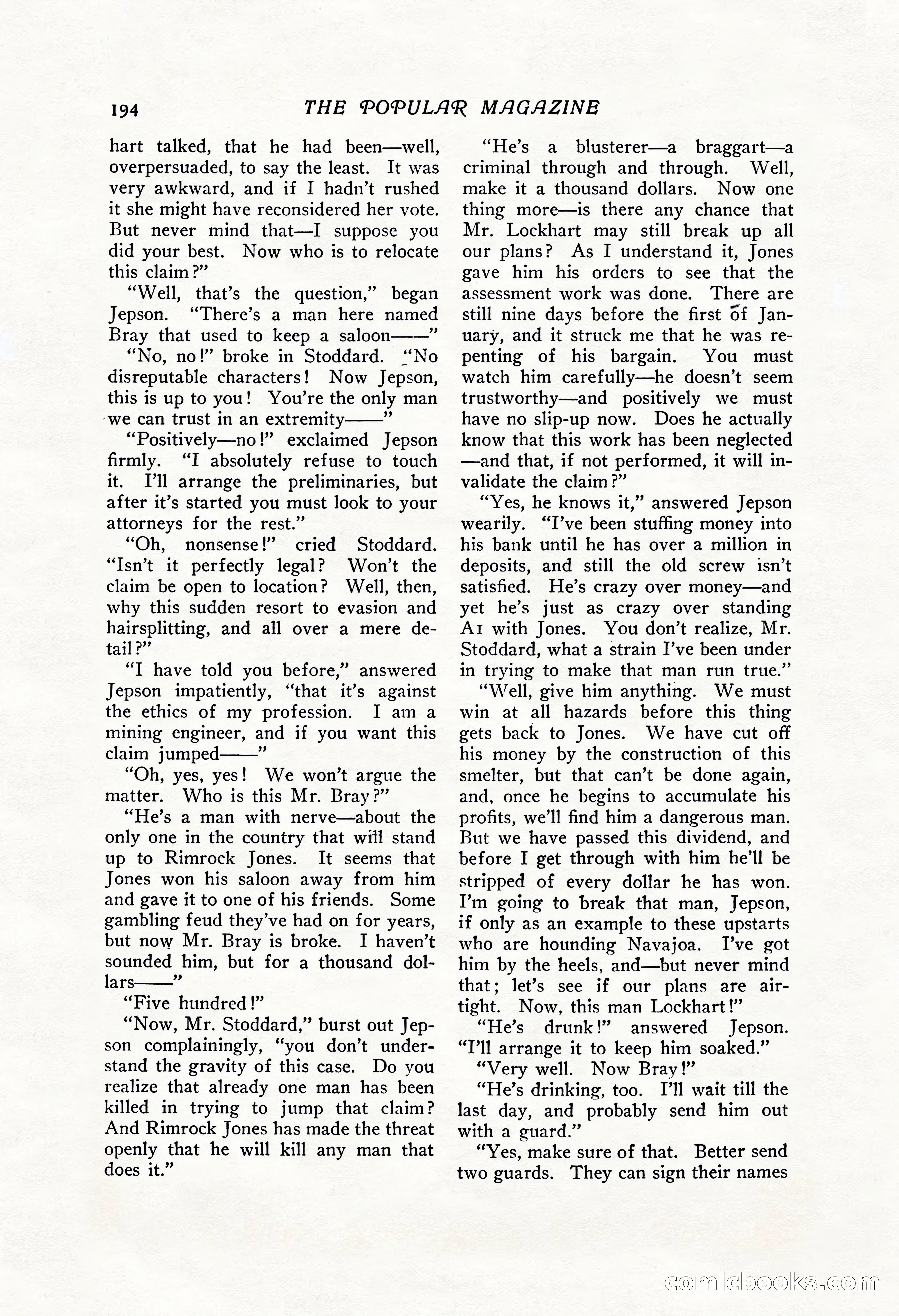 The Popular Magazine, Vol. 43, No. 1 — page 200 of 220