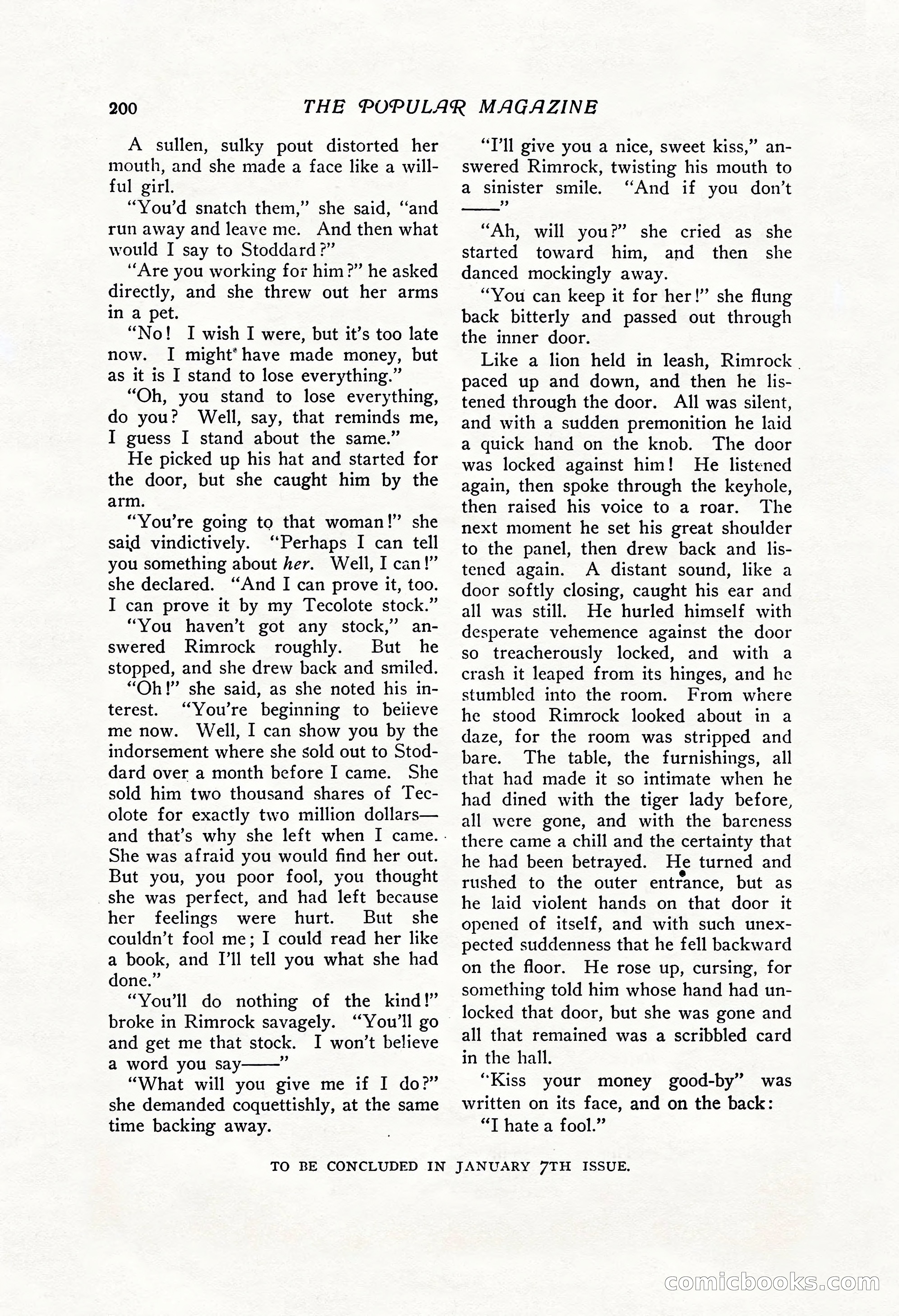 The Popular Magazine, Vol. 43, No. 1 — page 206 of 220