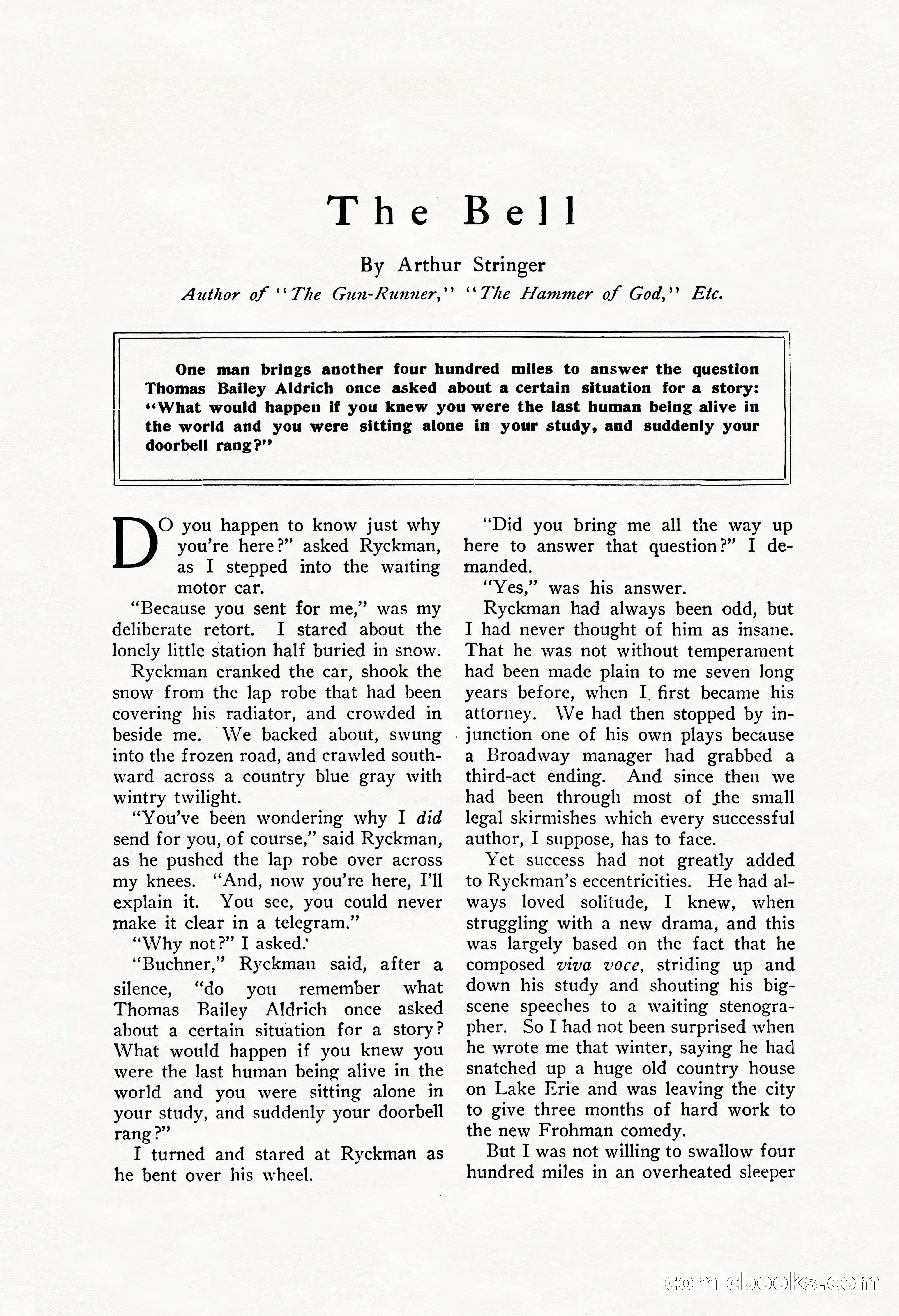 The Popular Magazine, Vol. 43, No. 1 — page 207 of 220