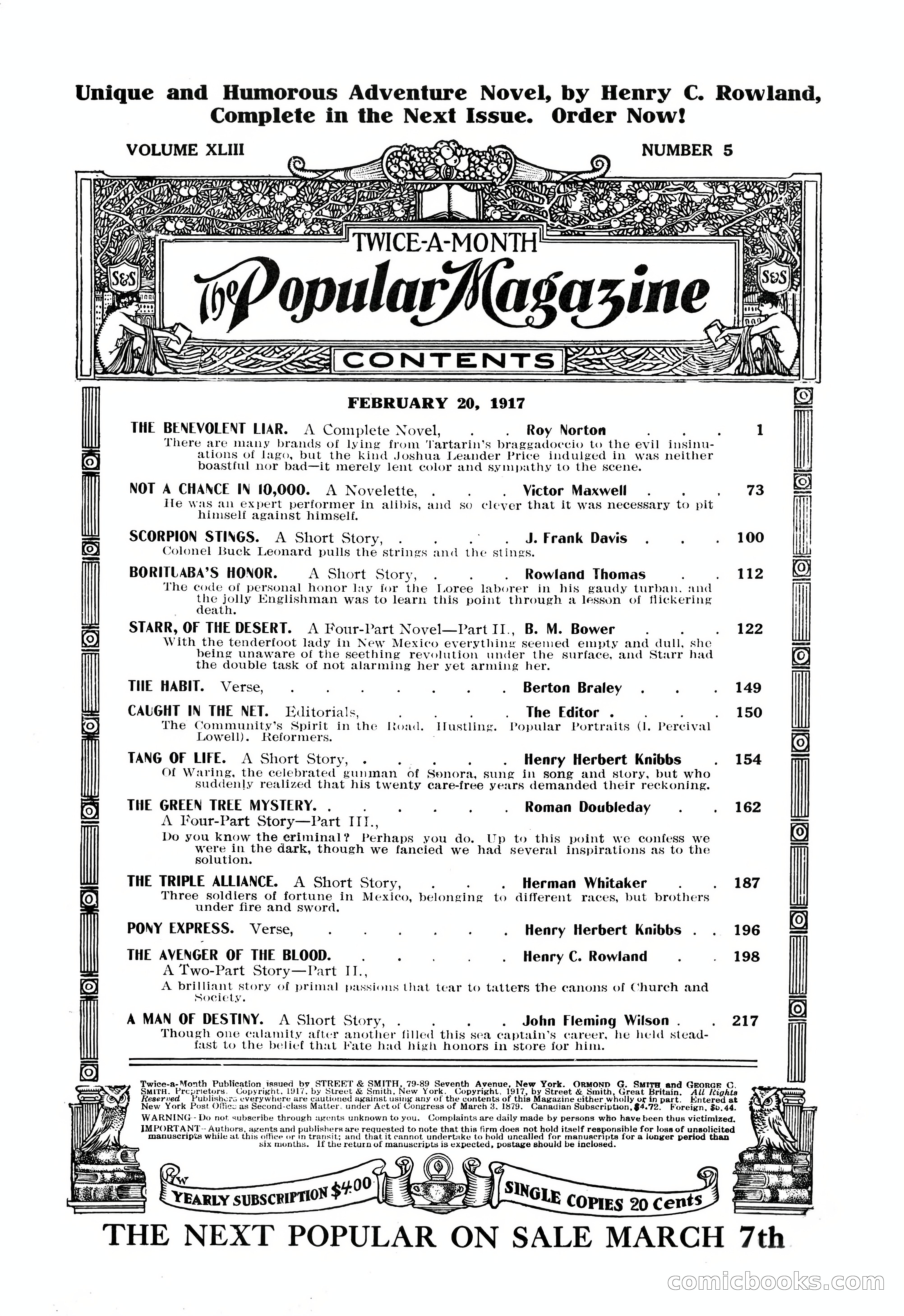 The Popular Magazine — page 5 of 240