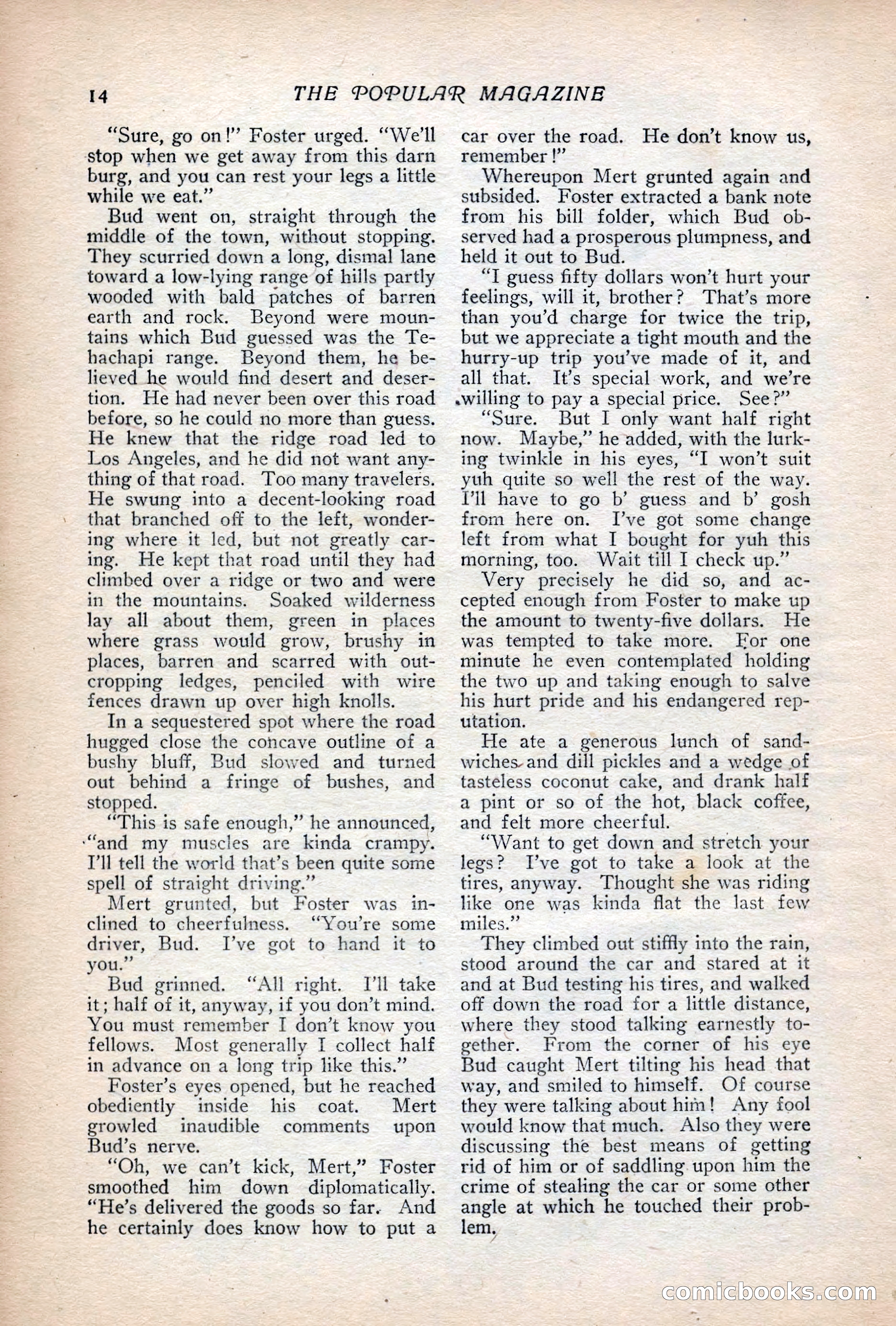 Popular Magazine, August 20, 1917 — page 21 of 231