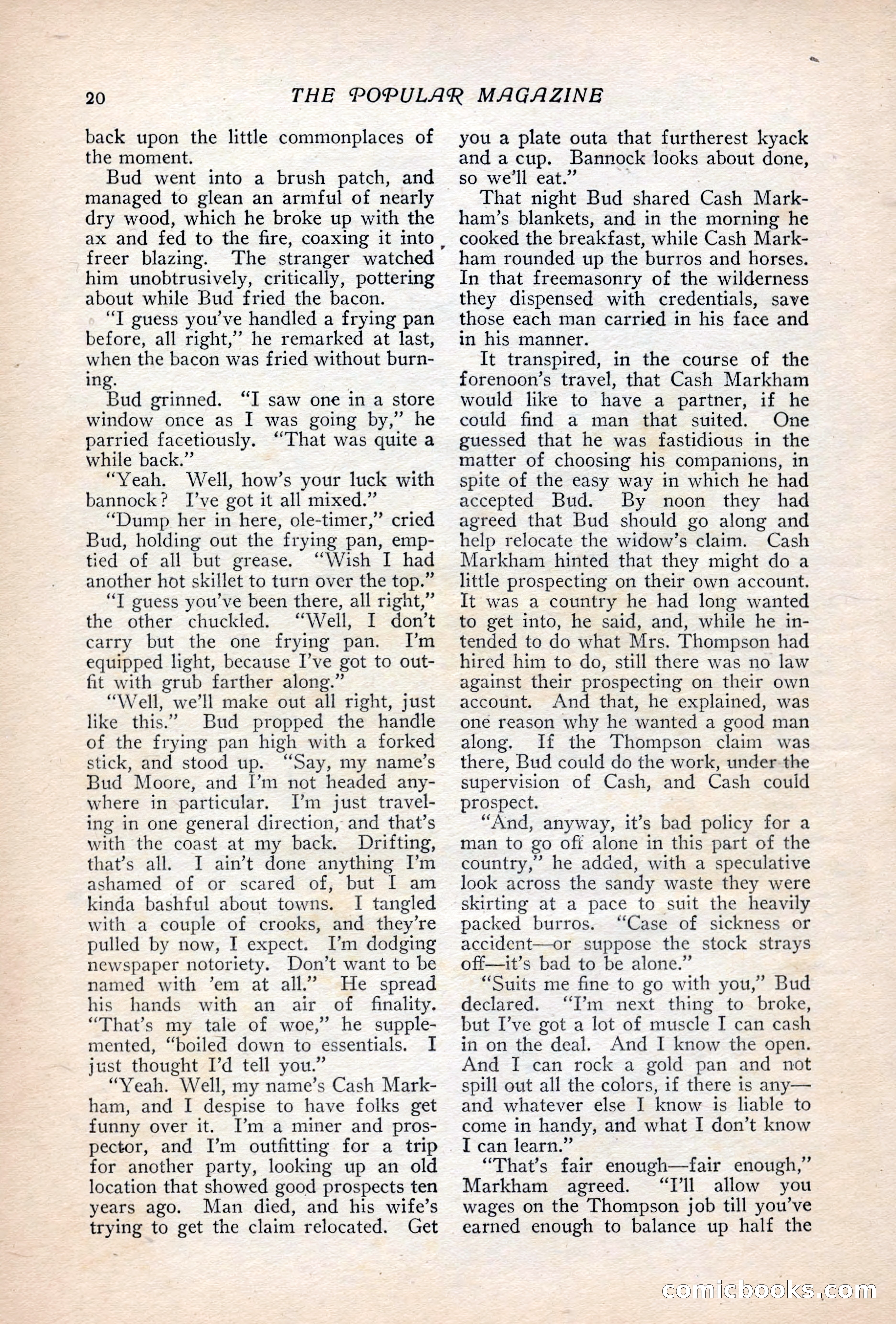 Popular Magazine, August 20, 1917 — page 27 of 231