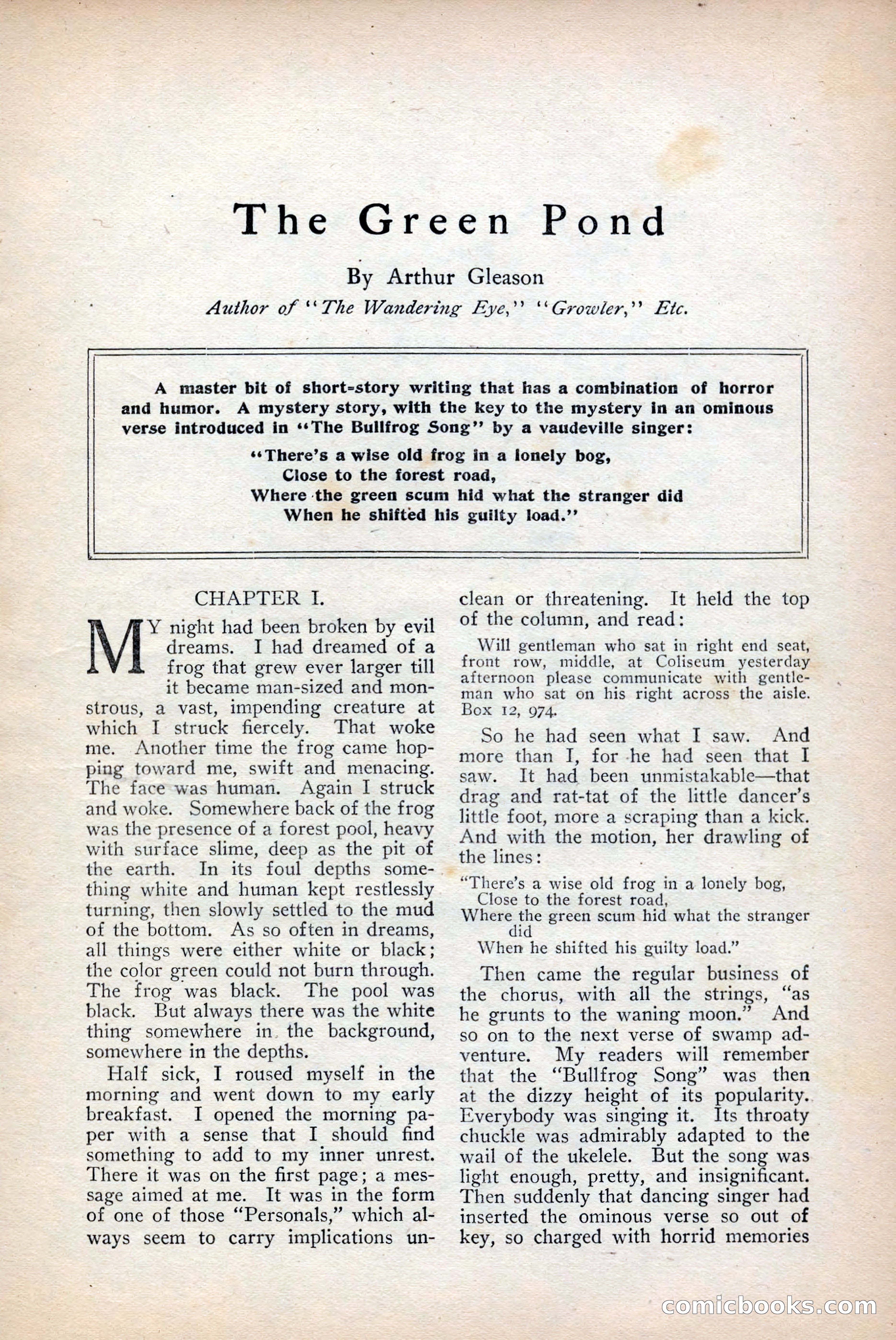 Popular Magazine, August 20, 1917 — page 70 of 231