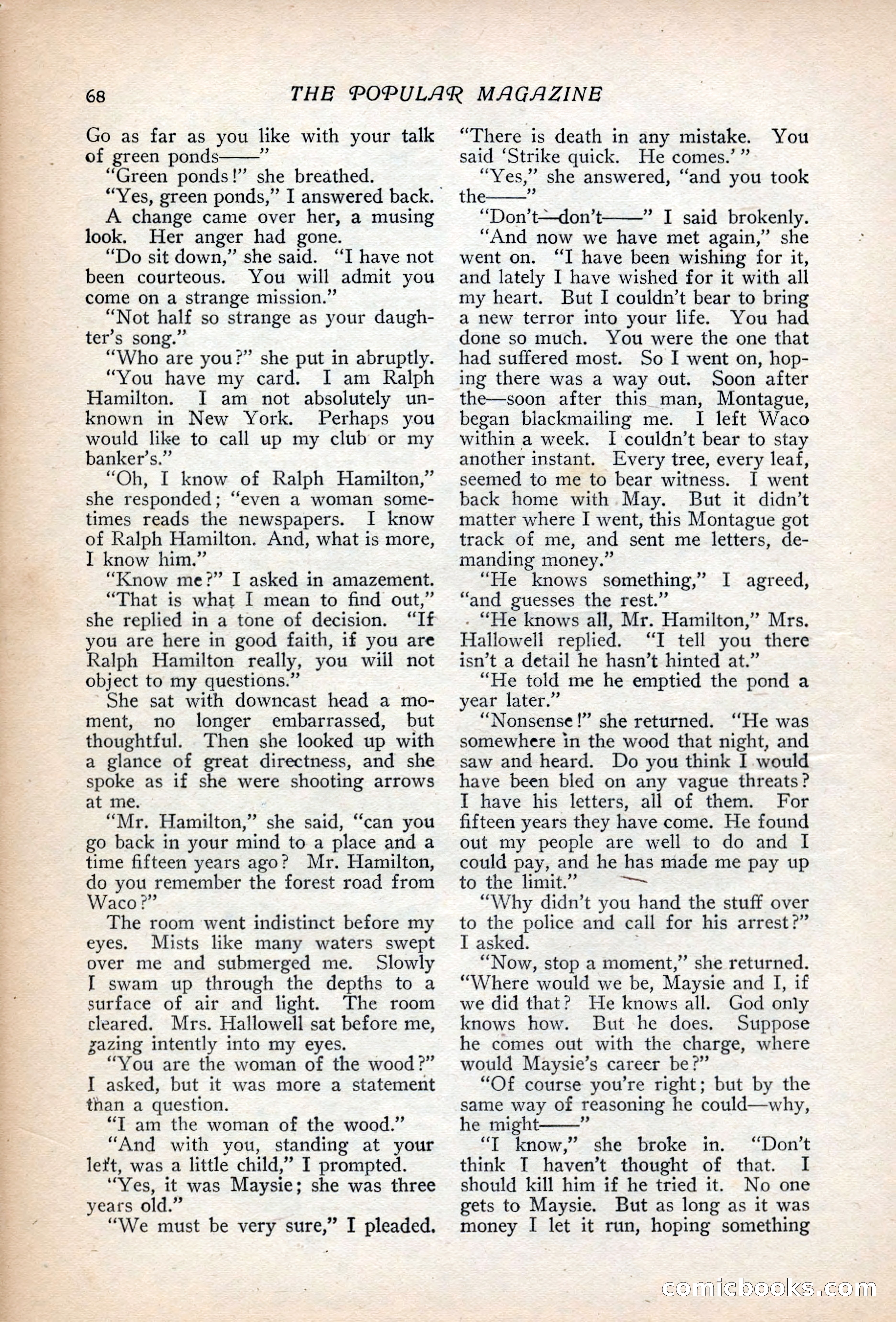 Popular Magazine, August 20, 1917 — page 75 of 231