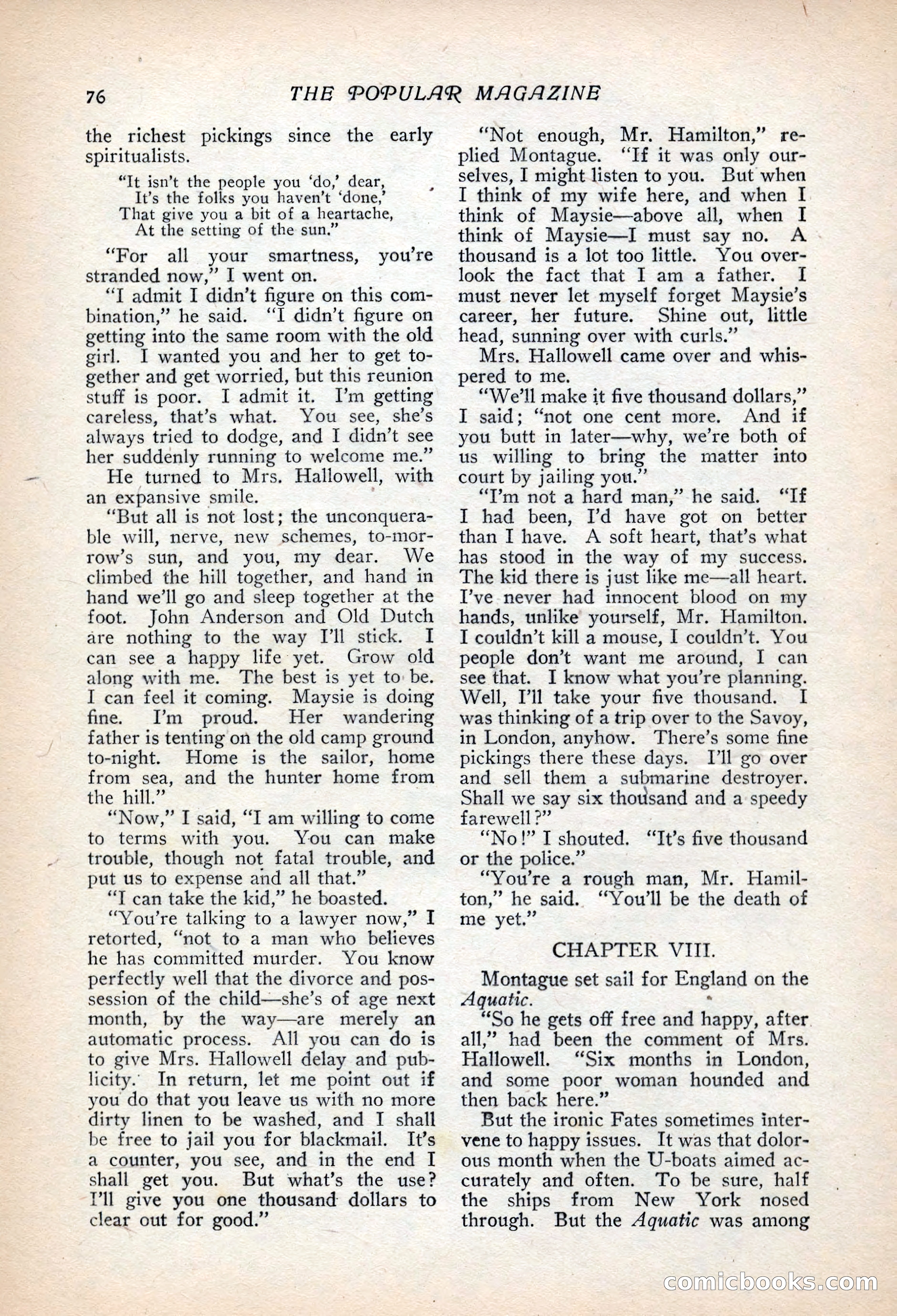 Popular Magazine, August 20, 1917 — page 83 of 231