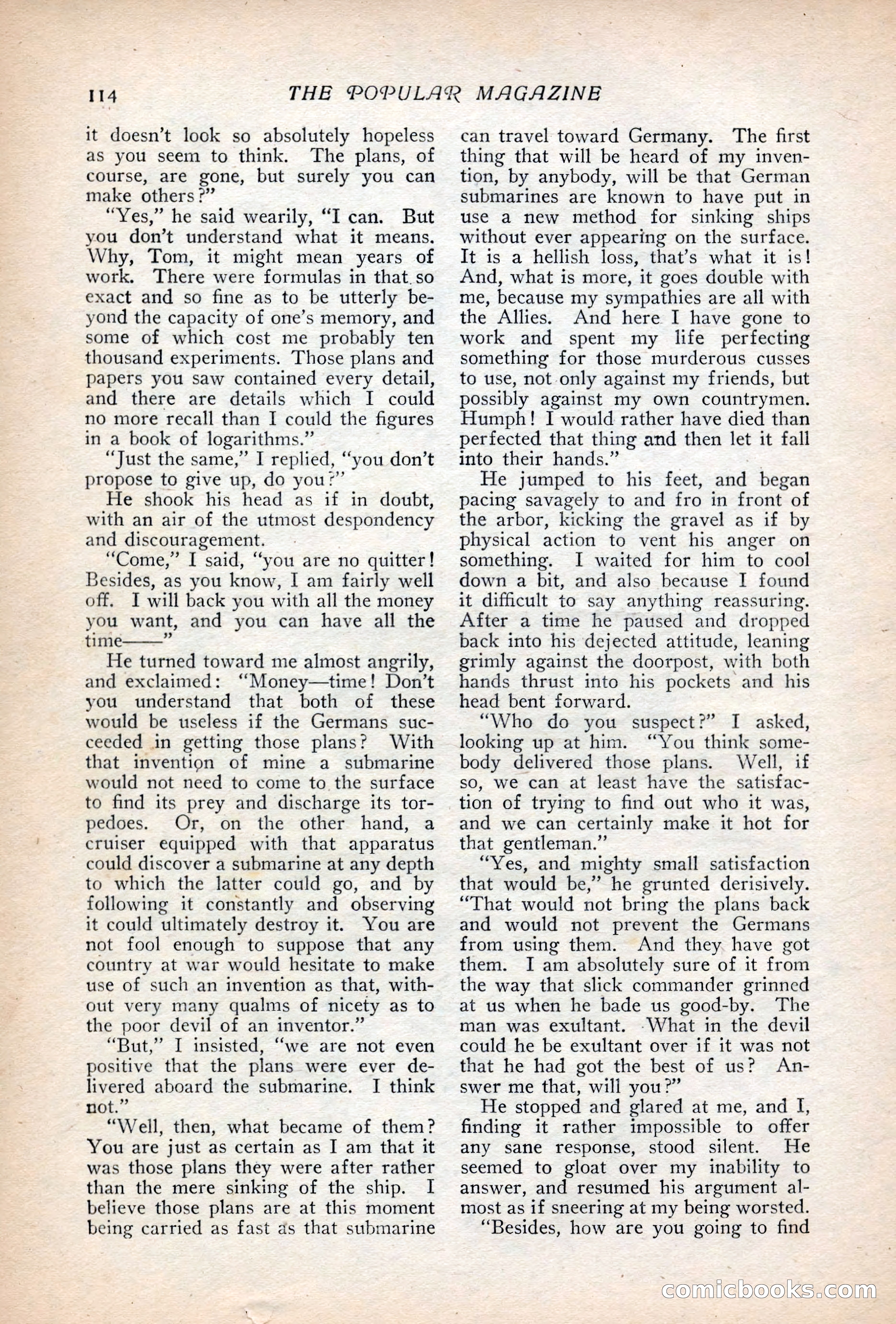 Popular Magazine, August 20, 1917 — page 121 of 231