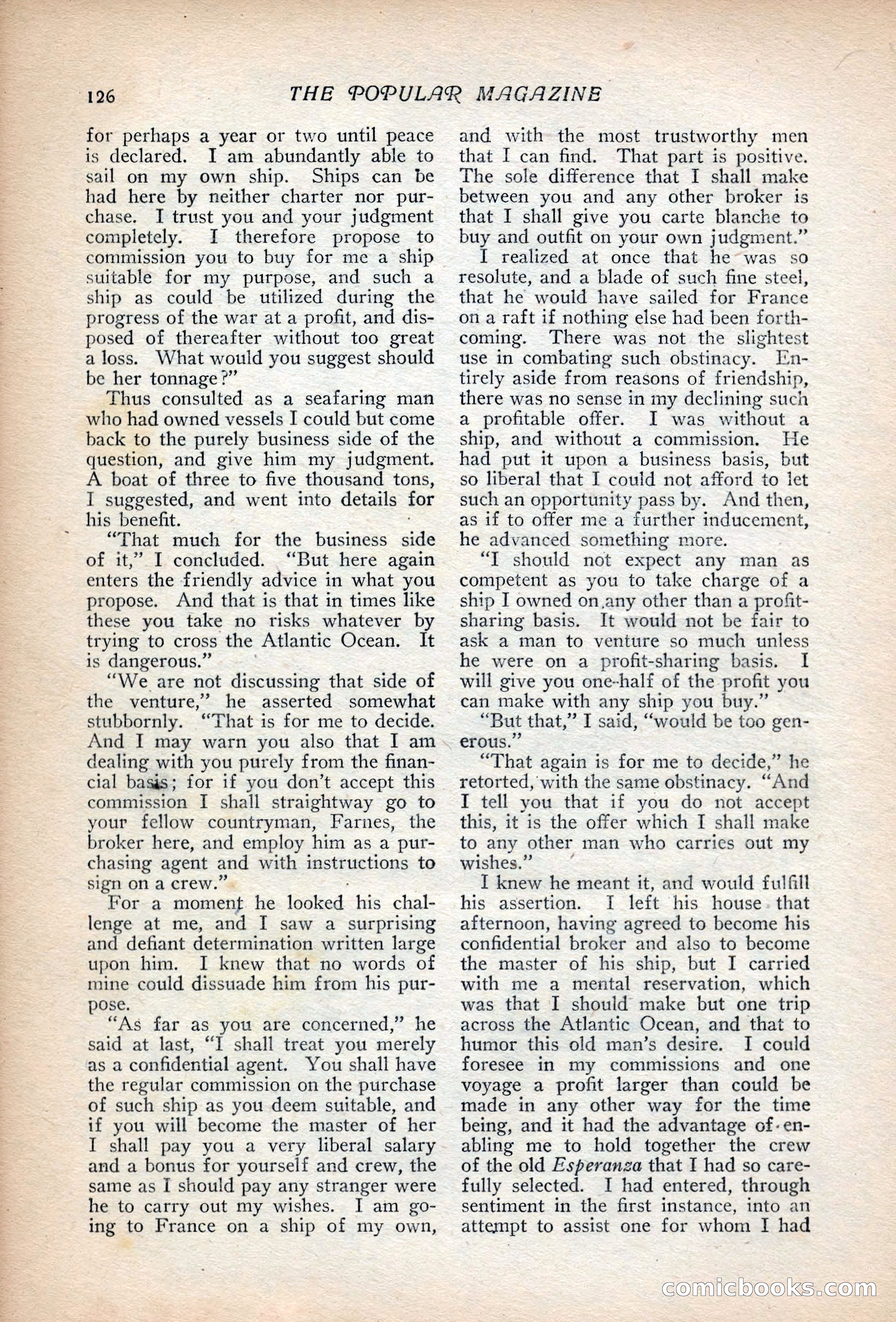 Popular Magazine, August 20, 1917 — page 133 of 231