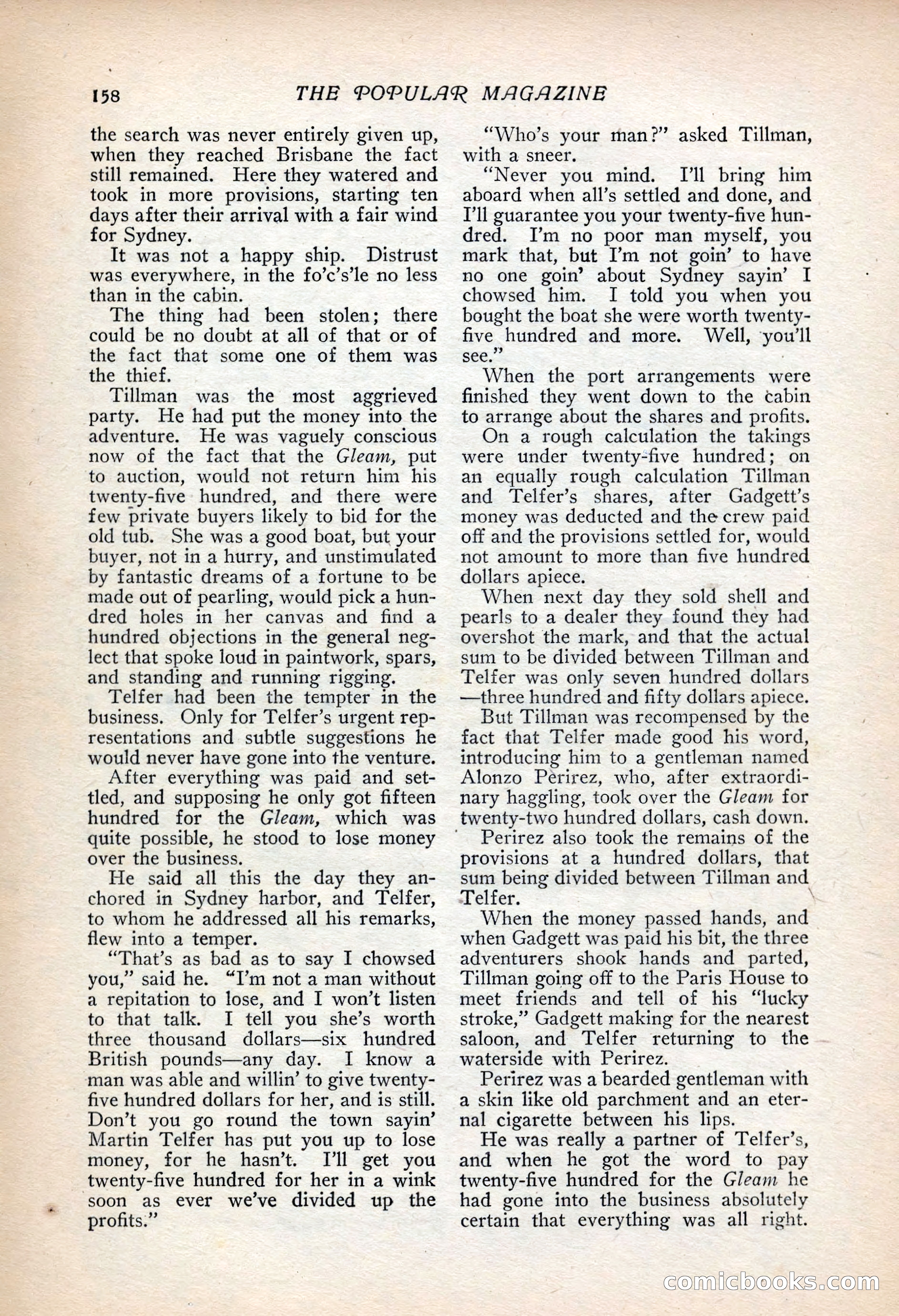 Popular Magazine, August 20, 1917 — page 165 of 231