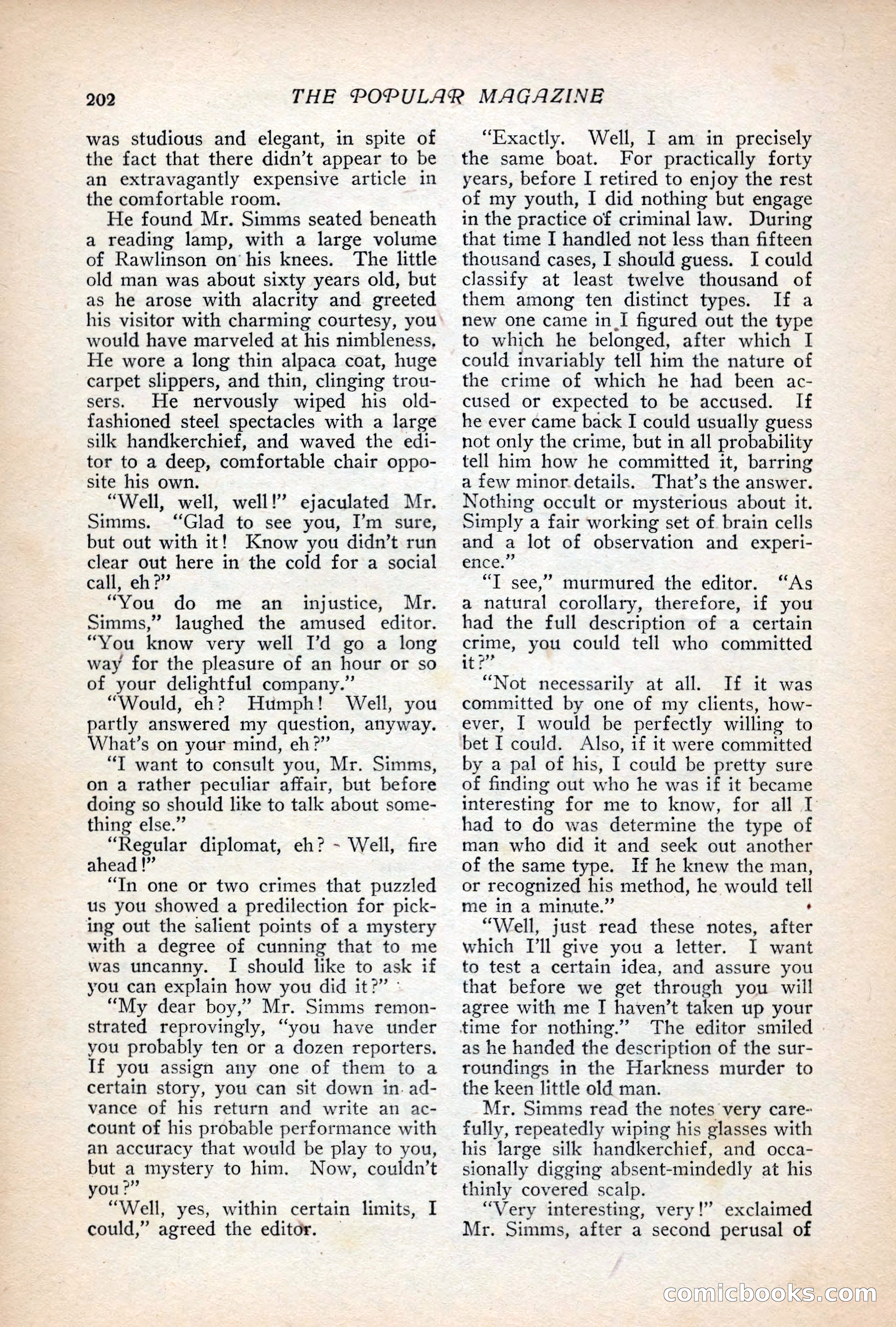 Popular Magazine, August 20, 1917 — page 209 of 231