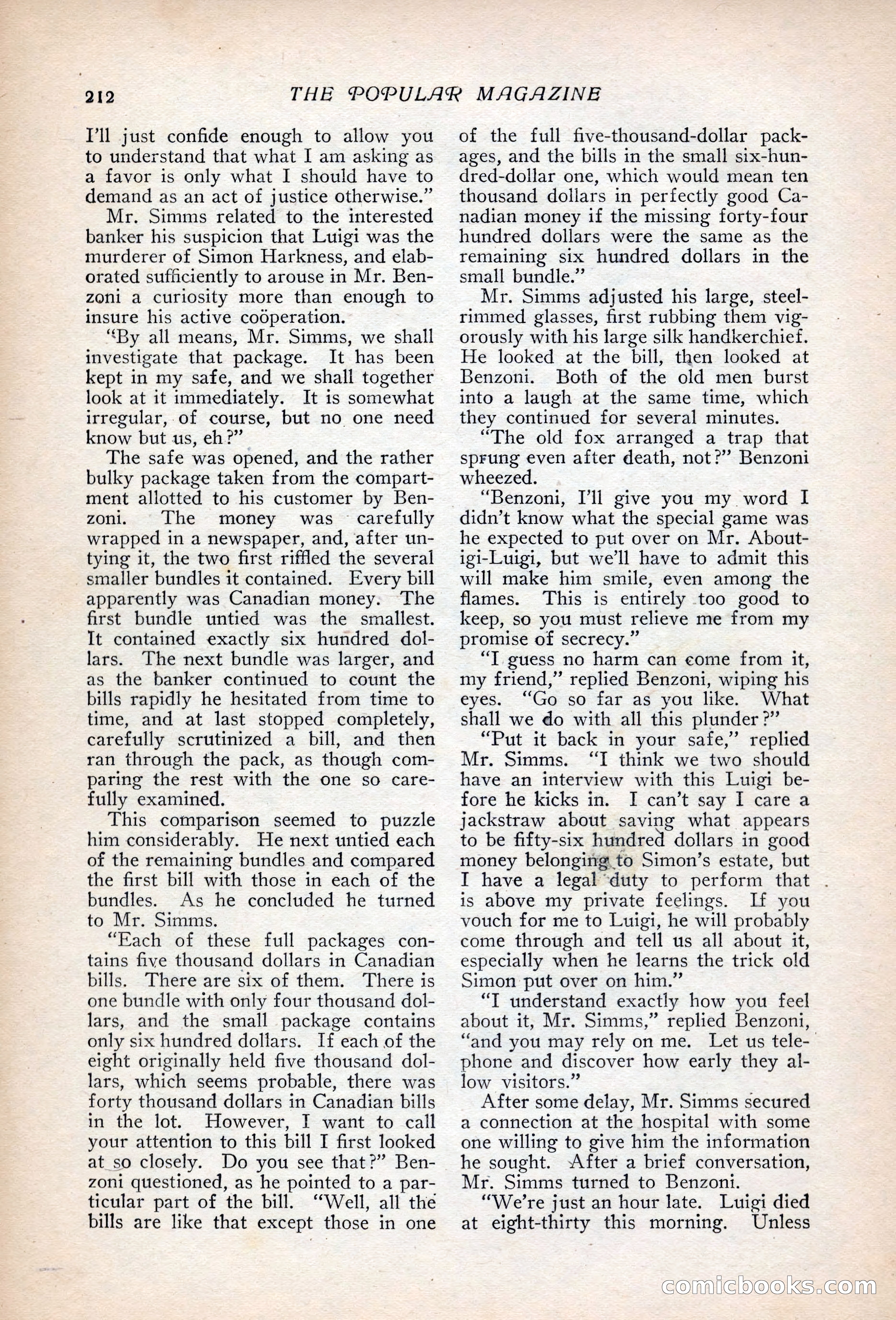 Popular Magazine, August 20, 1917 — page 219 of 231