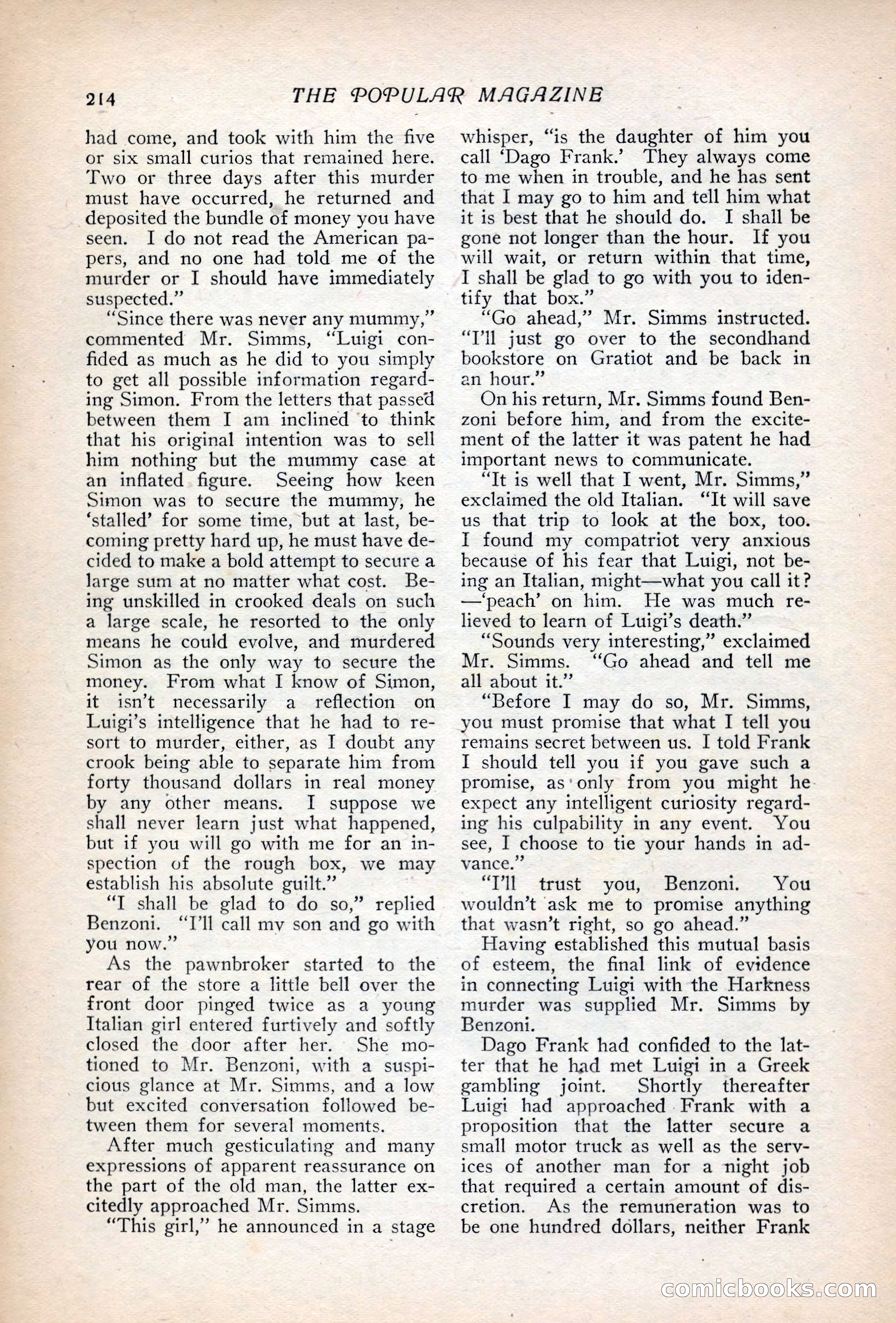 Popular Magazine, August 20, 1917 — page 221 of 231