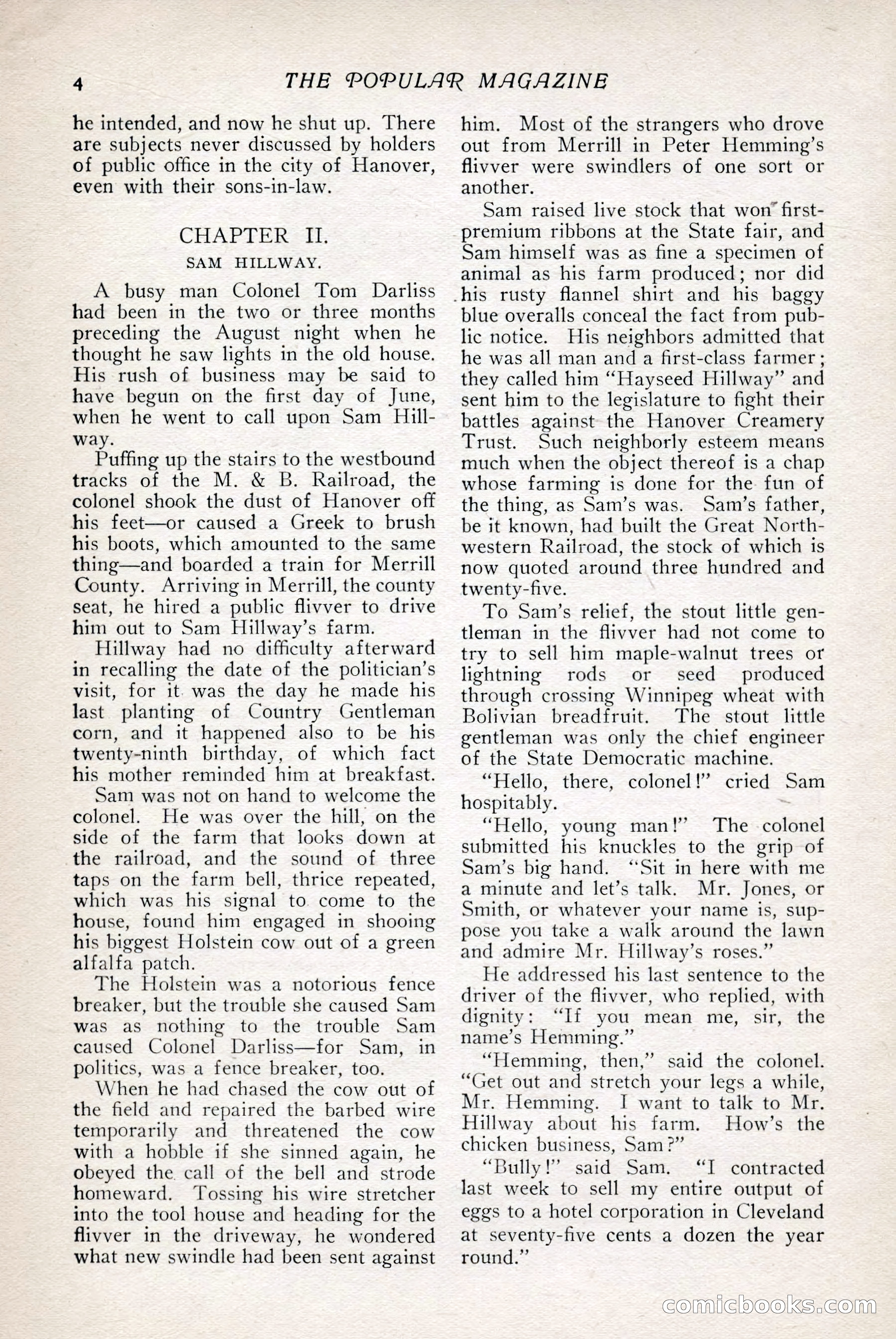 The Popular Magazine, July 7, 1918 — page 10 of 234