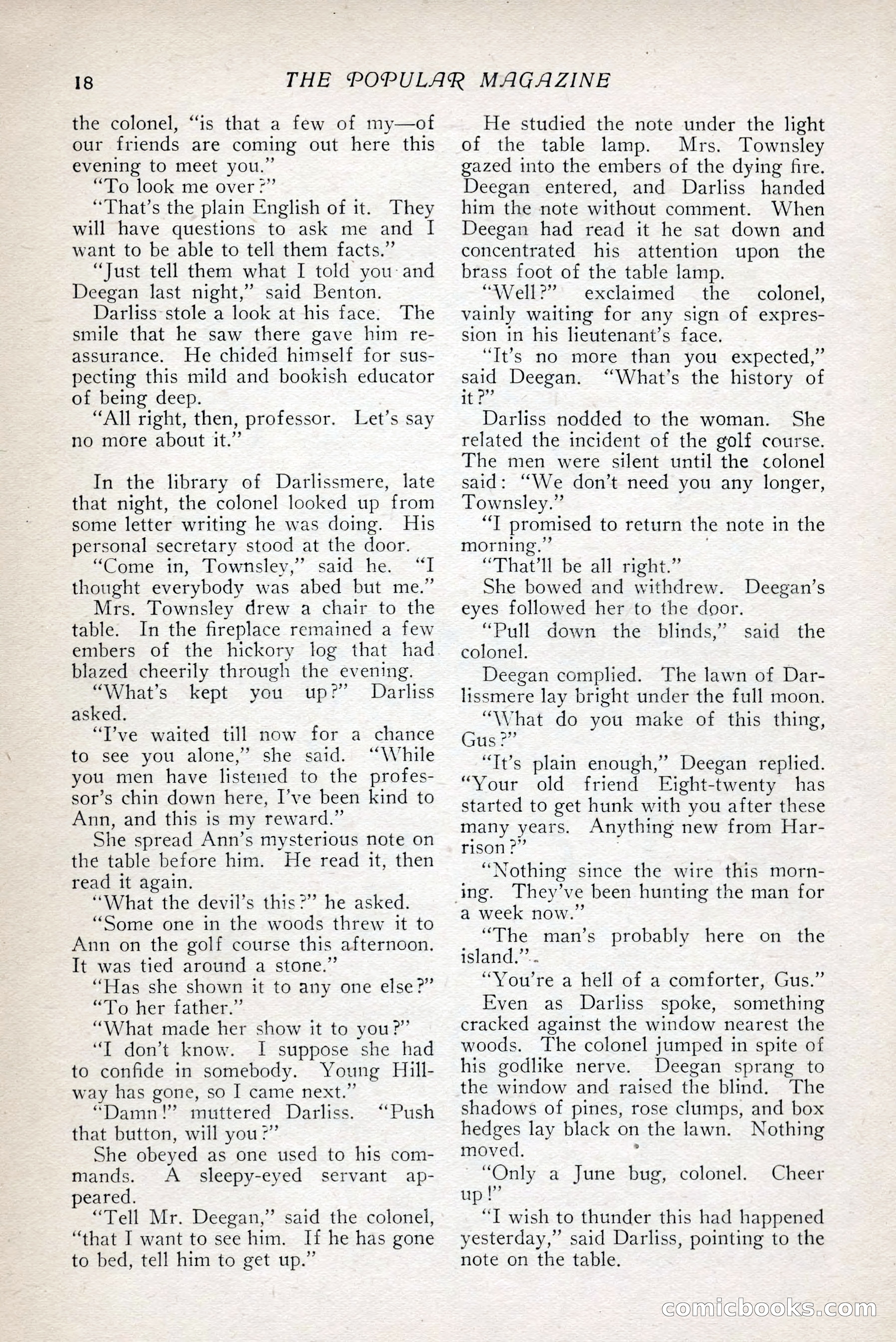 The Popular Magazine, July 7, 1918 — page 24 of 234
