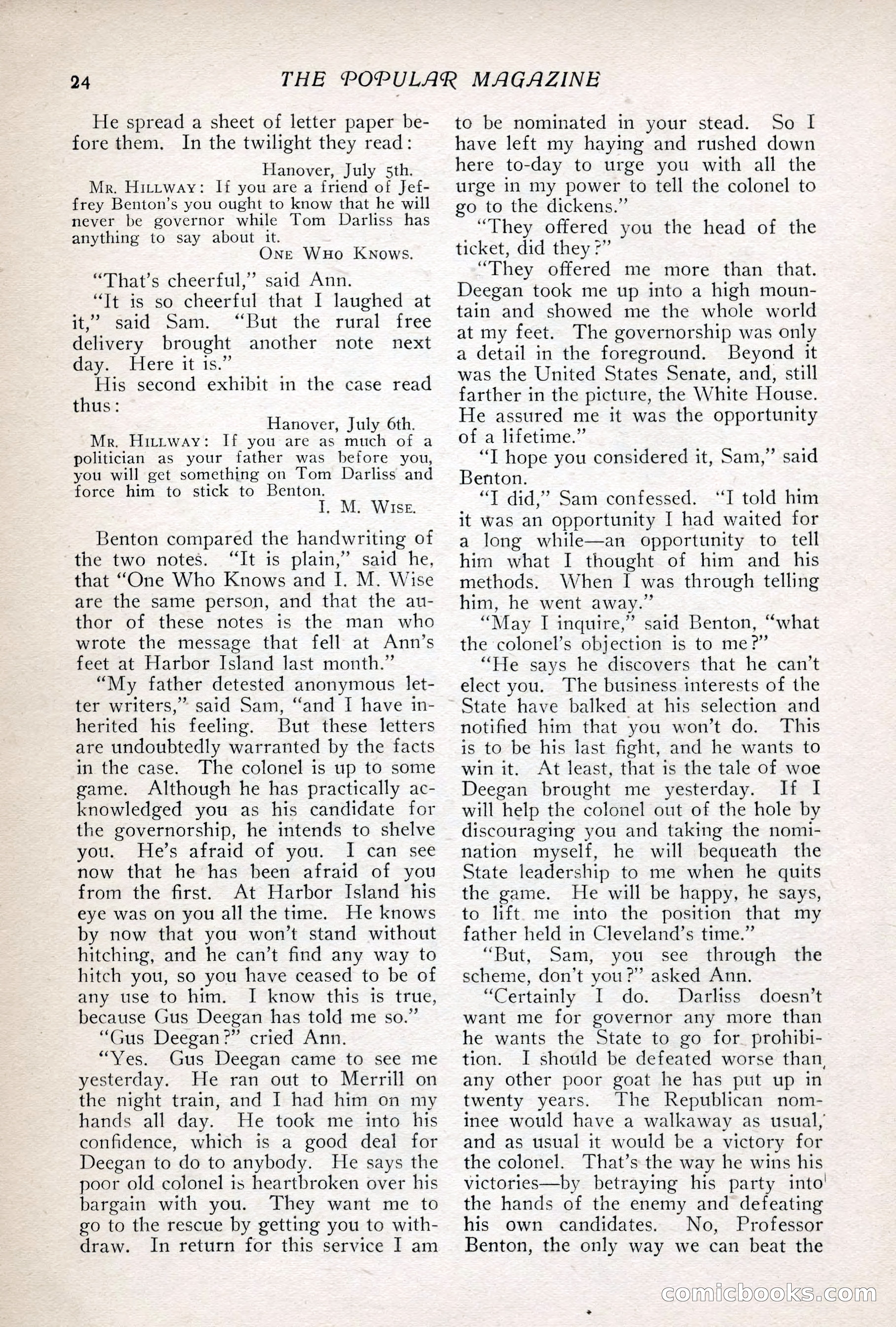 The Popular Magazine, July 7, 1918 — page 30 of 234