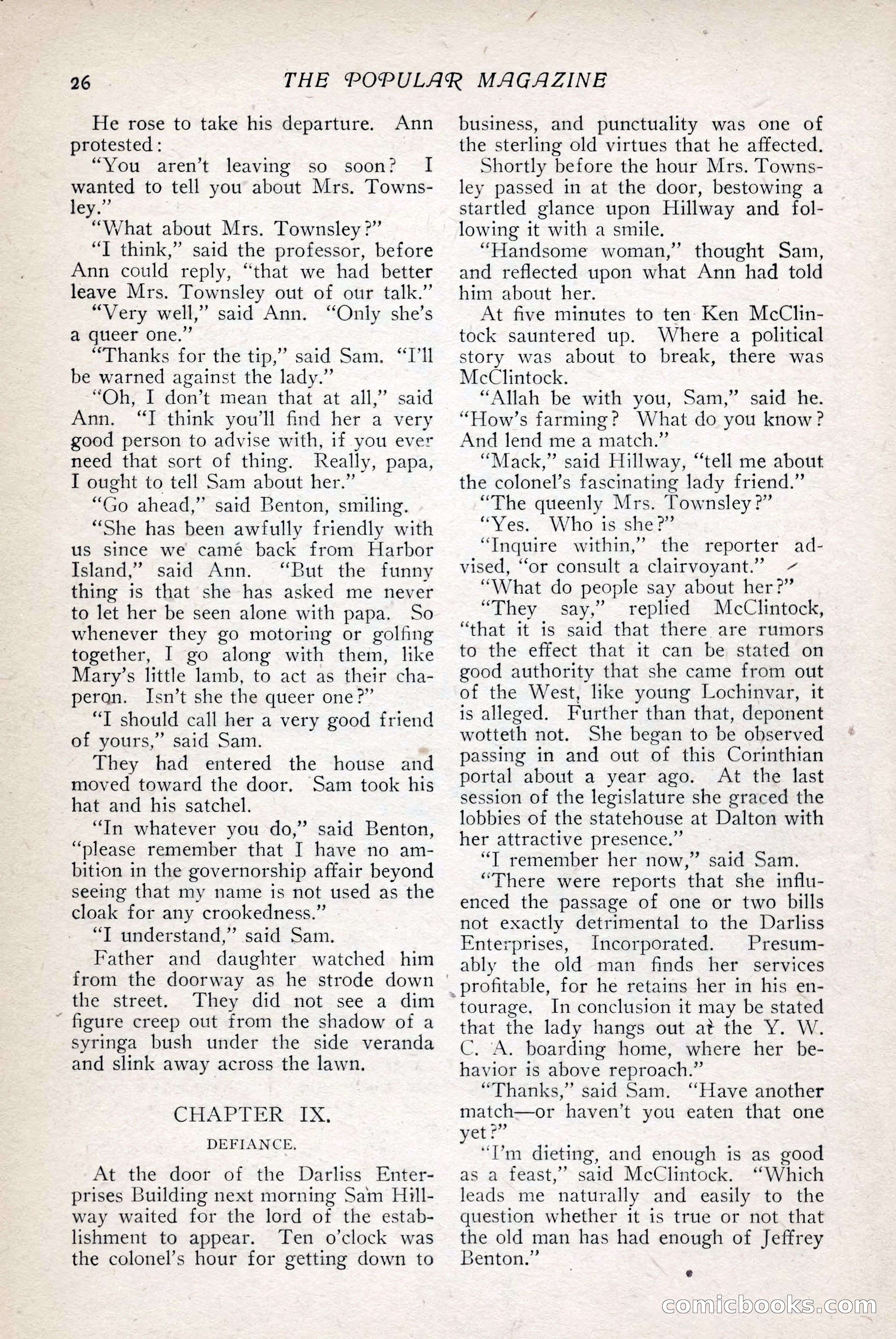 The Popular Magazine, July 7, 1918 — page 32 of 234