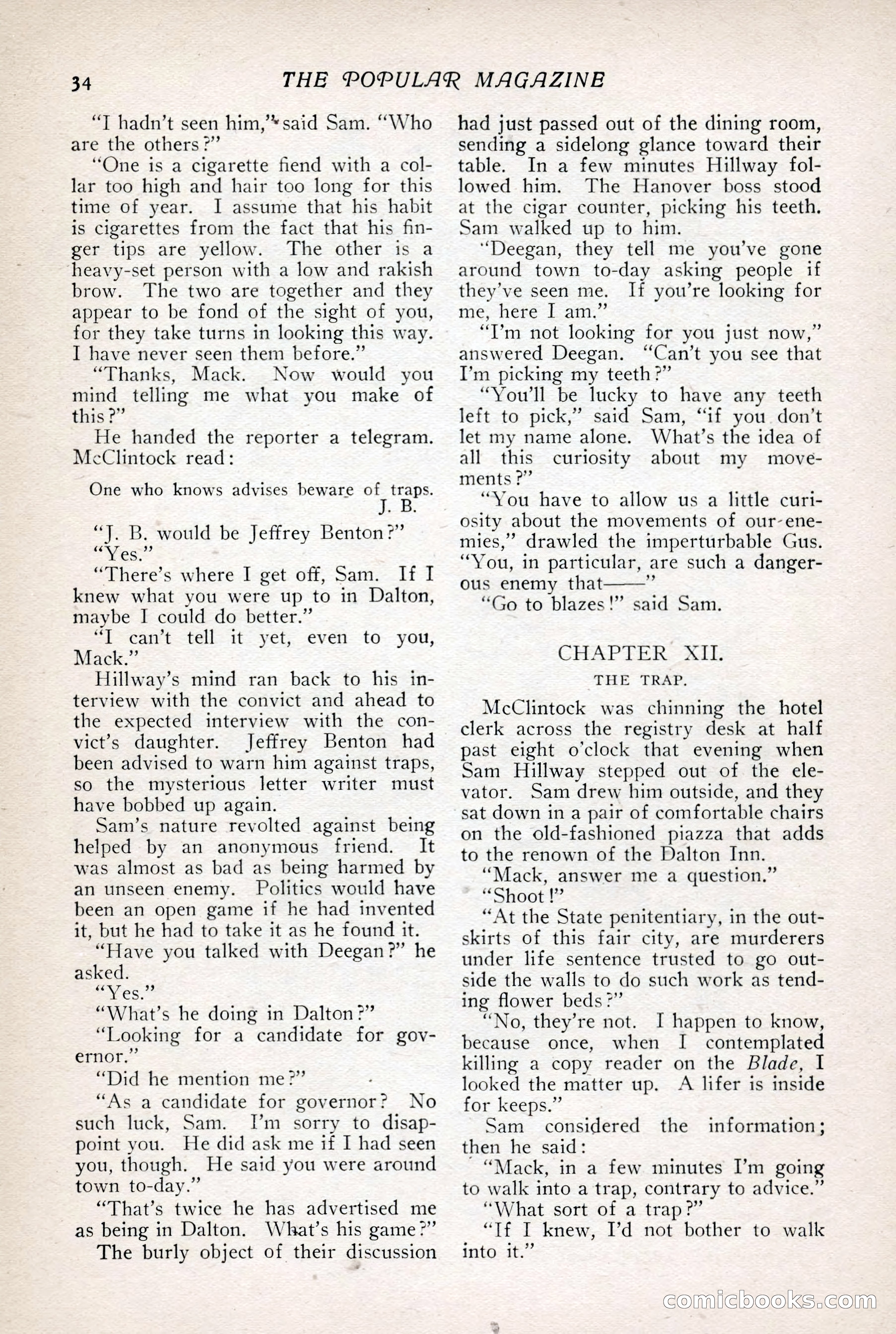The Popular Magazine, July 7, 1918 — page 40 of 234