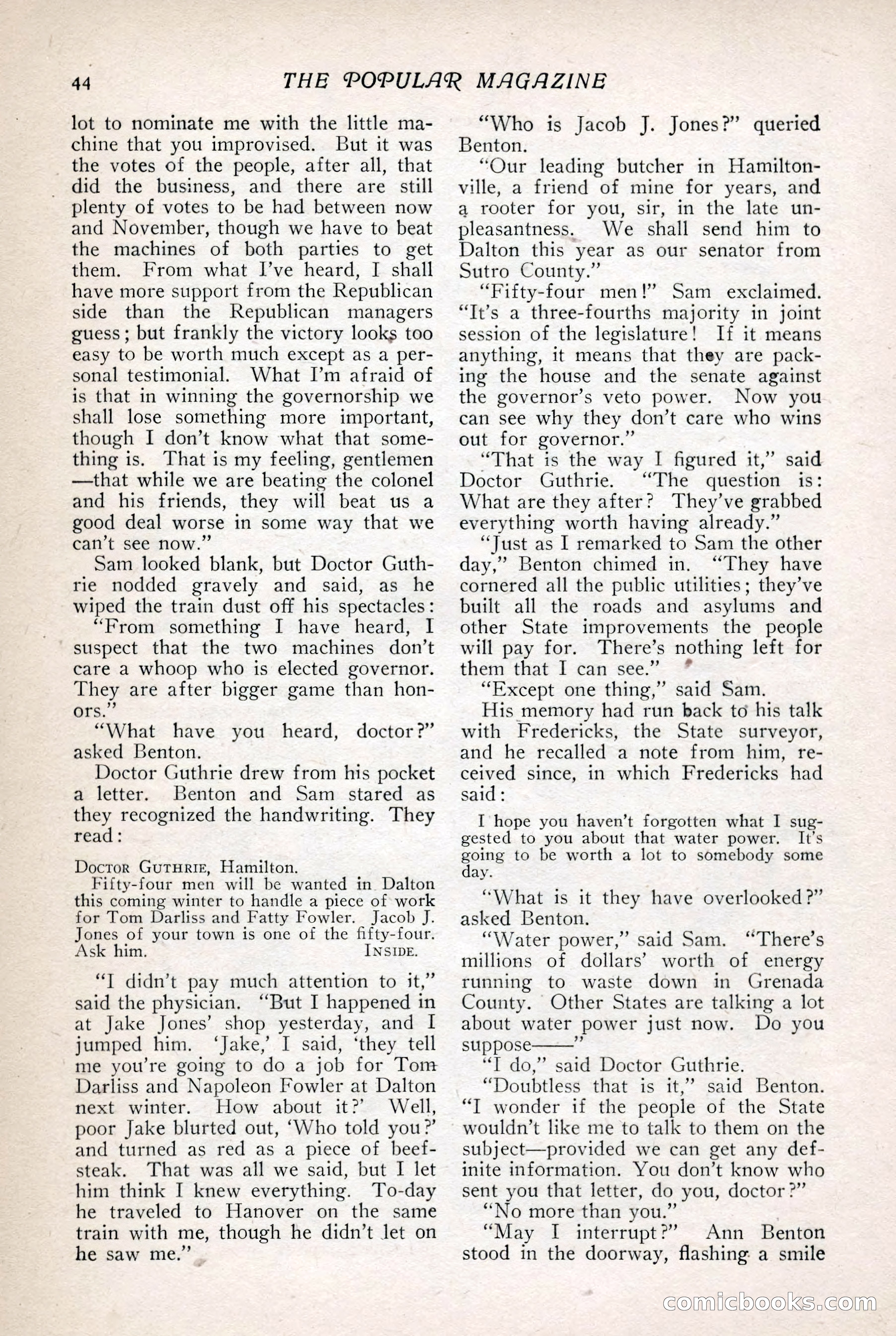 The Popular Magazine, July 7, 1918 — page 50 of 234
