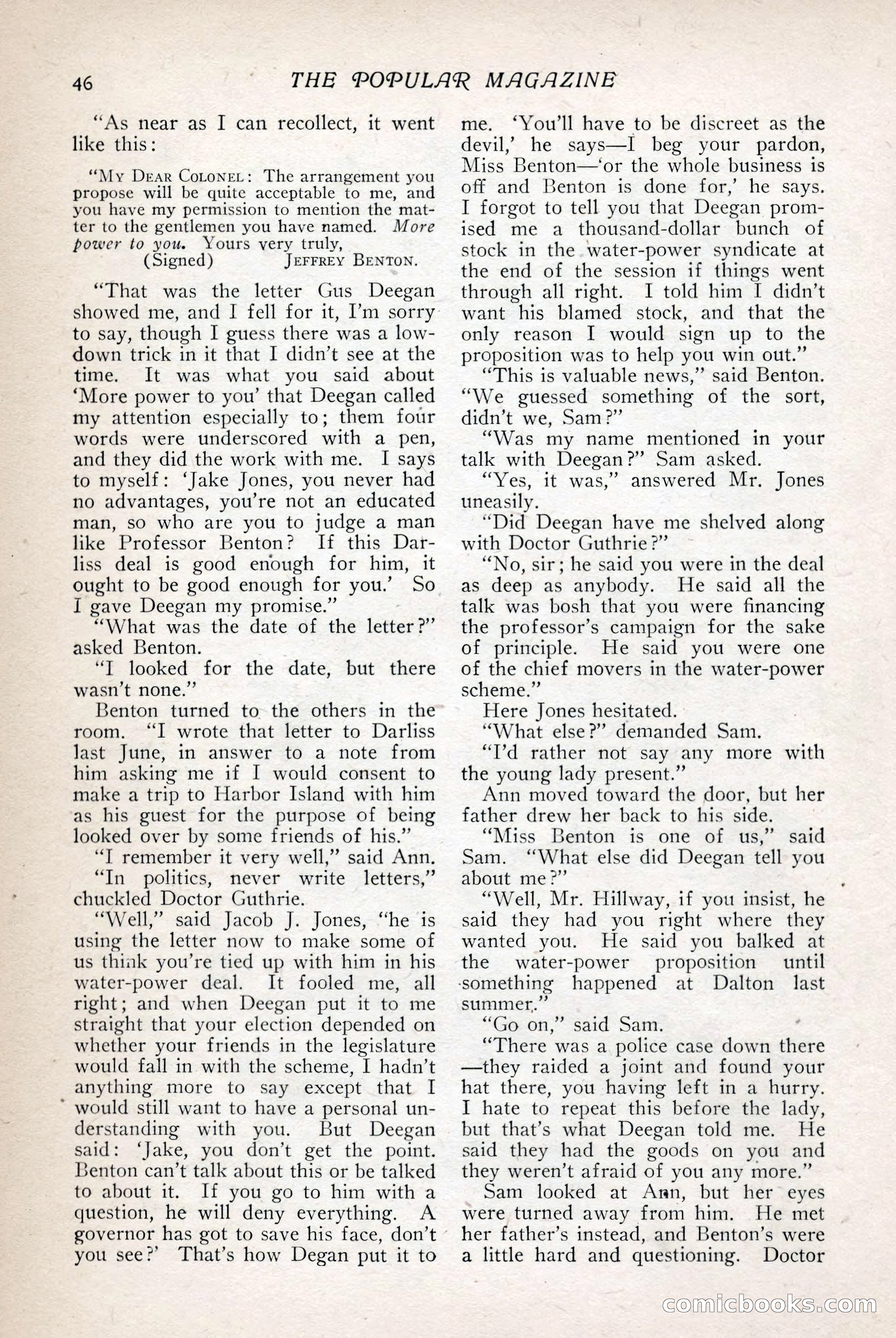 The Popular Magazine, July 7, 1918 — page 52 of 234