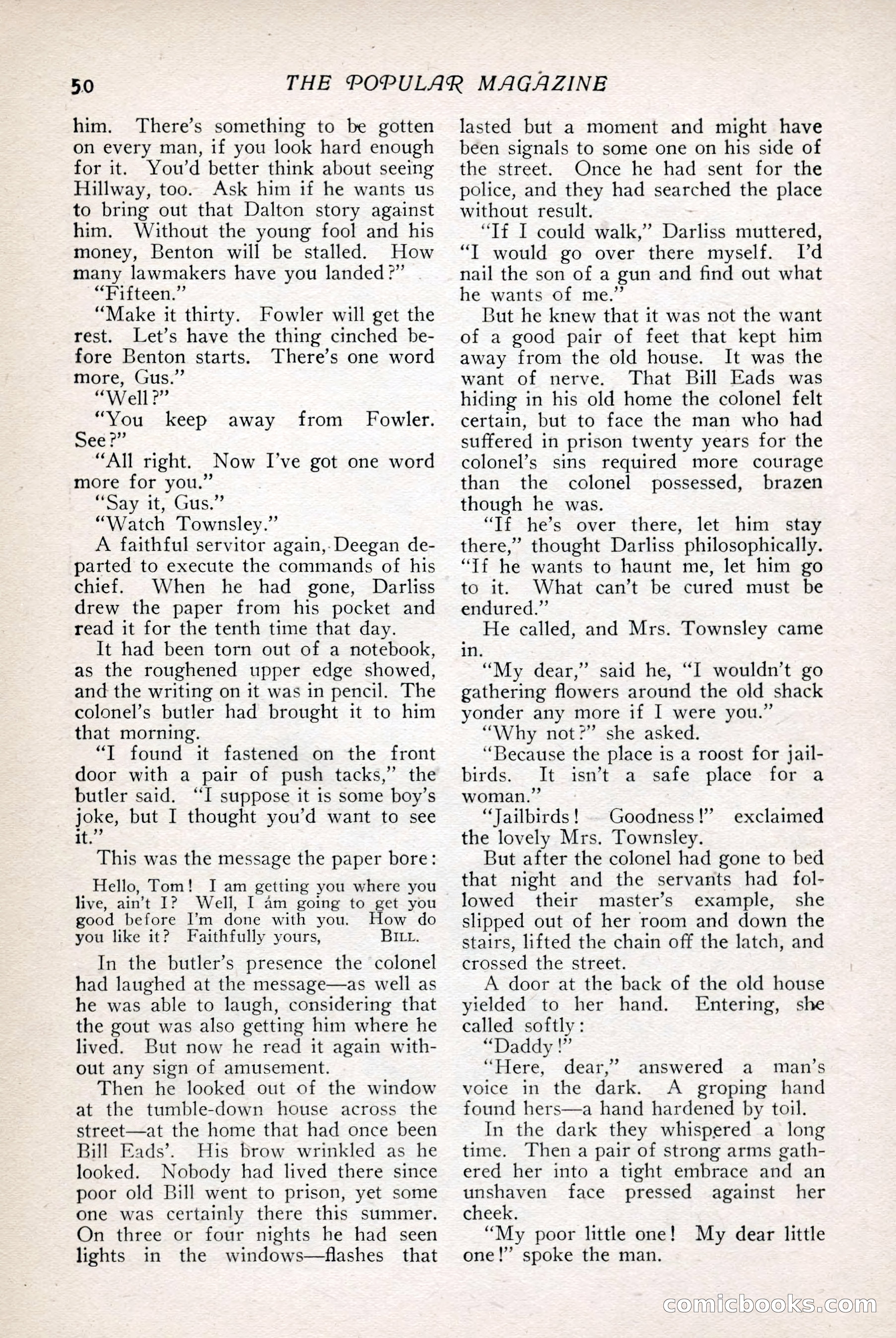 The Popular Magazine, July 7, 1918 — page 56 of 234